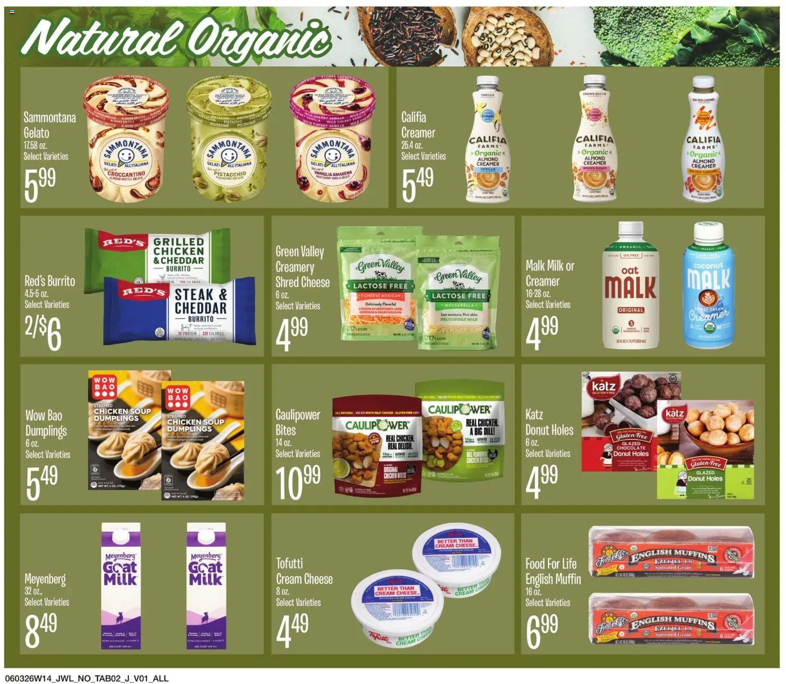 Jewel Osco Specialty&Local - valid from 03.06.2026 | Page: 2 | Products: Cheese, Cream, Muffin, Dill