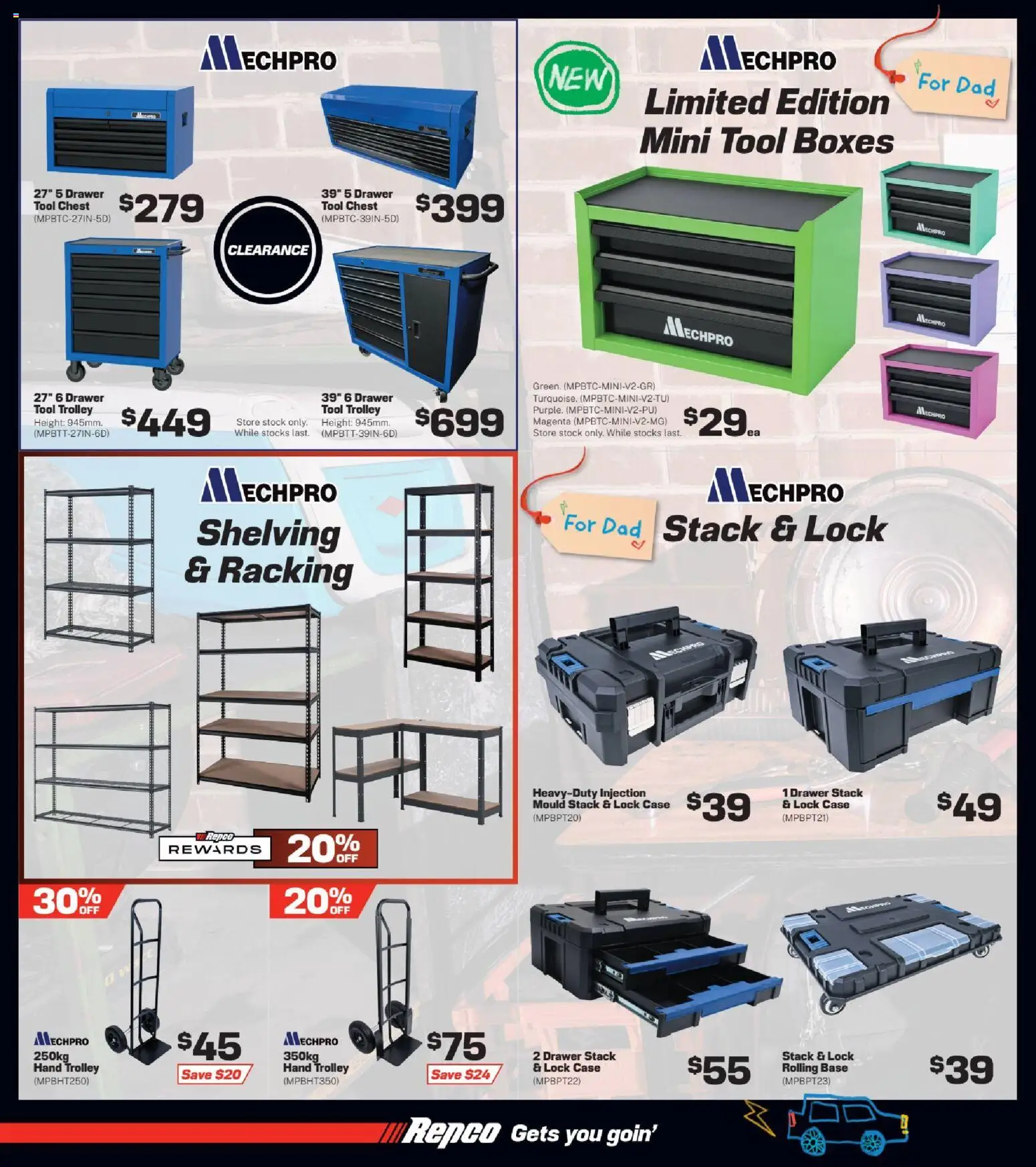 Repco catalogue - valid from 26/08/2026 | Page: 6 | Products: Drawer, Trolley, Case