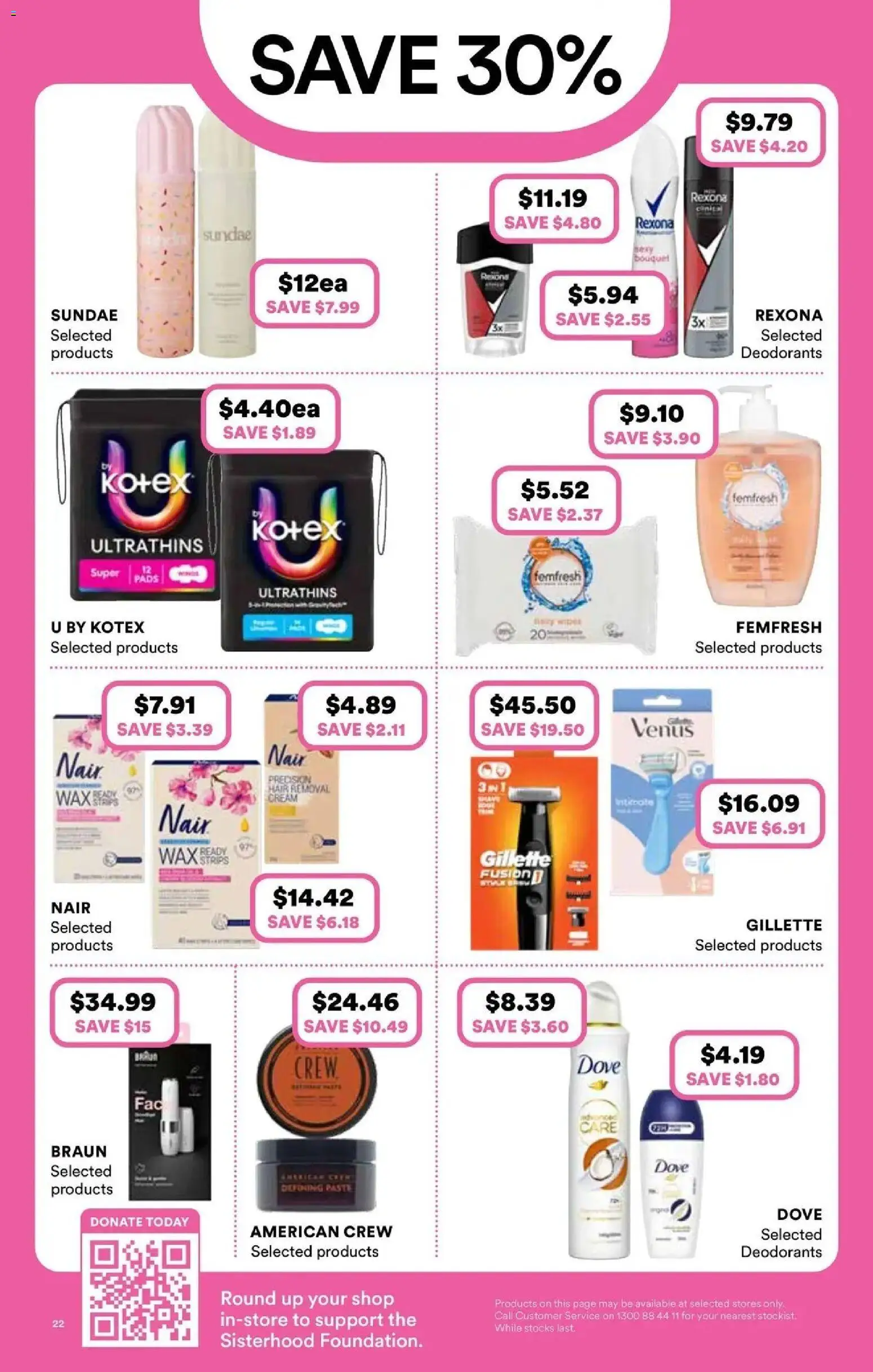 Priceline Pharmacy catalogue Shellharbour - 24/09/2026 > weekly / monthly specials | Page: 22 | Products: Cream, Hair removal