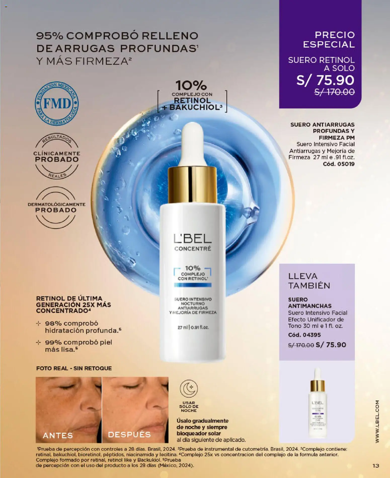 Catálogo L'Bel válido desde 09/09/2026 | Página: 13 | Productos: Bloqueador solar