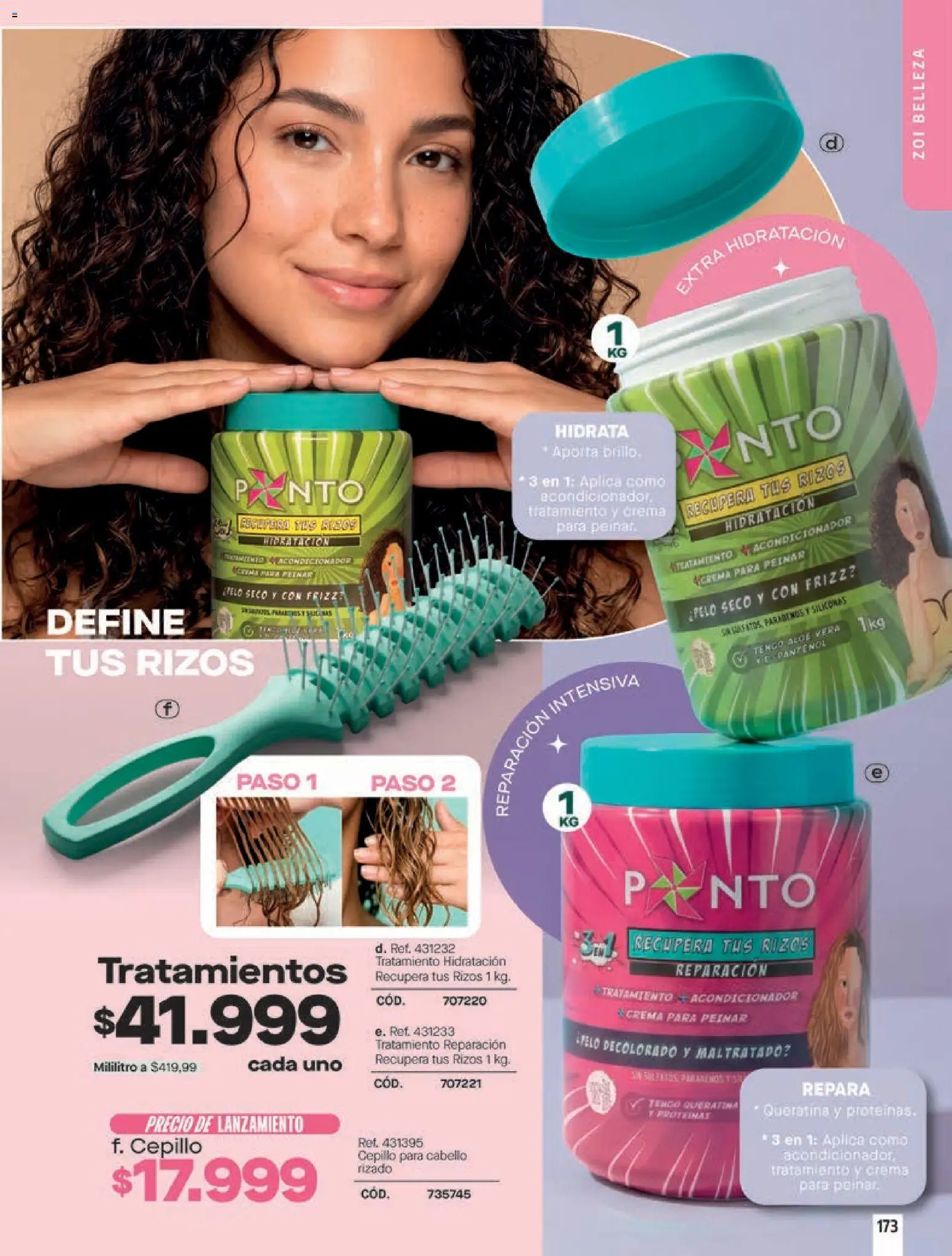 Pacifika revista - valida desde el 03.06.2026 | Página: 174 | Productos: Crema, Cepillo, Acondicionador, Loción tonificante