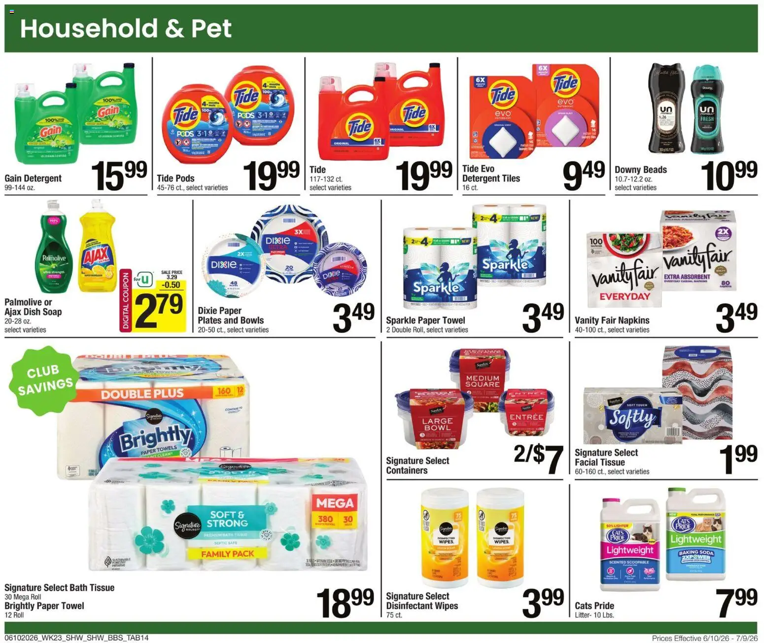 Star Market Big Book of Savings - valid from 10.06.2026 | Page: 14 | Products: Safe, Bath, Soap, Detergent