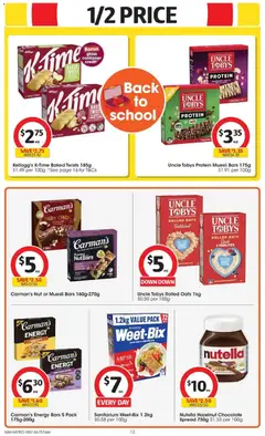 Preview of Coles catalogue - valid from 15/07/2026 | Page: 12 | Products: Chocolate, Nutella, Oats, Mango