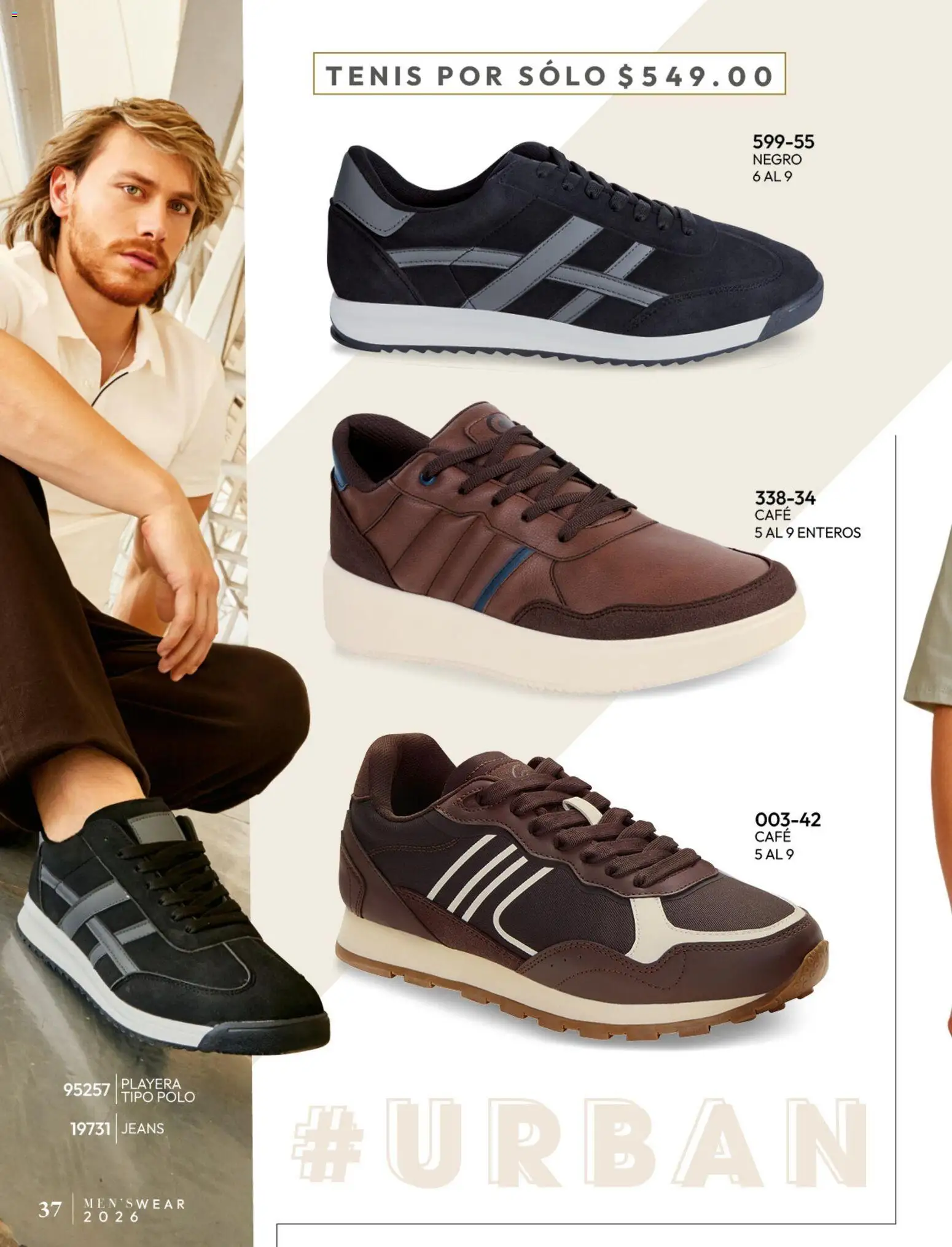 Nuevas ofertas de Cklass válidas en toda la República Mexicana desde el 08/07/2026. ¡Encuentra las mejores ofertas en Cklass catálogo Ropa caballero! | Página: 38 | Productos: Tenis, Café, Playera