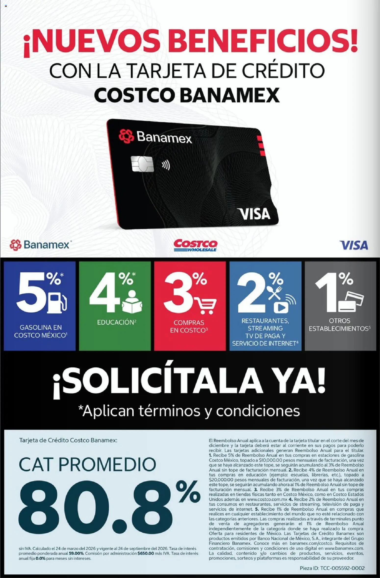 Nuevas ofertas de Costco válidas en toda la República Mexicana desde el 01/07/2026. ¡Encuentra las mejores ofertas en Costco Revista Julio 2026! | Página: 36 | Productos: Banco, Televisión