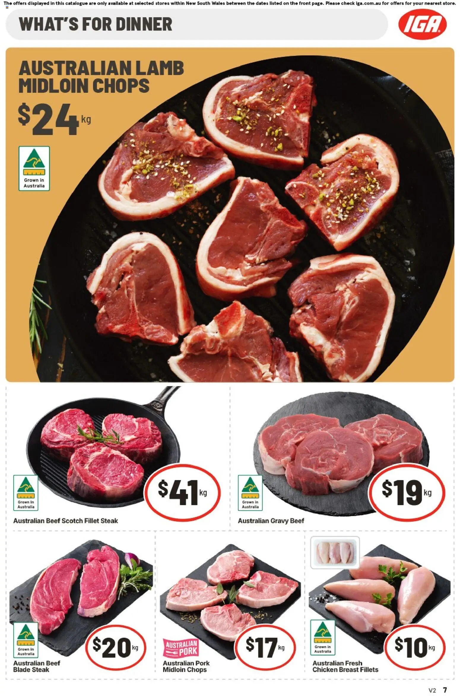 IGA catalogue - valid from 23/09/2026 | Page: 12 | Products: Chicken, Pork, Chicken breast, Beef