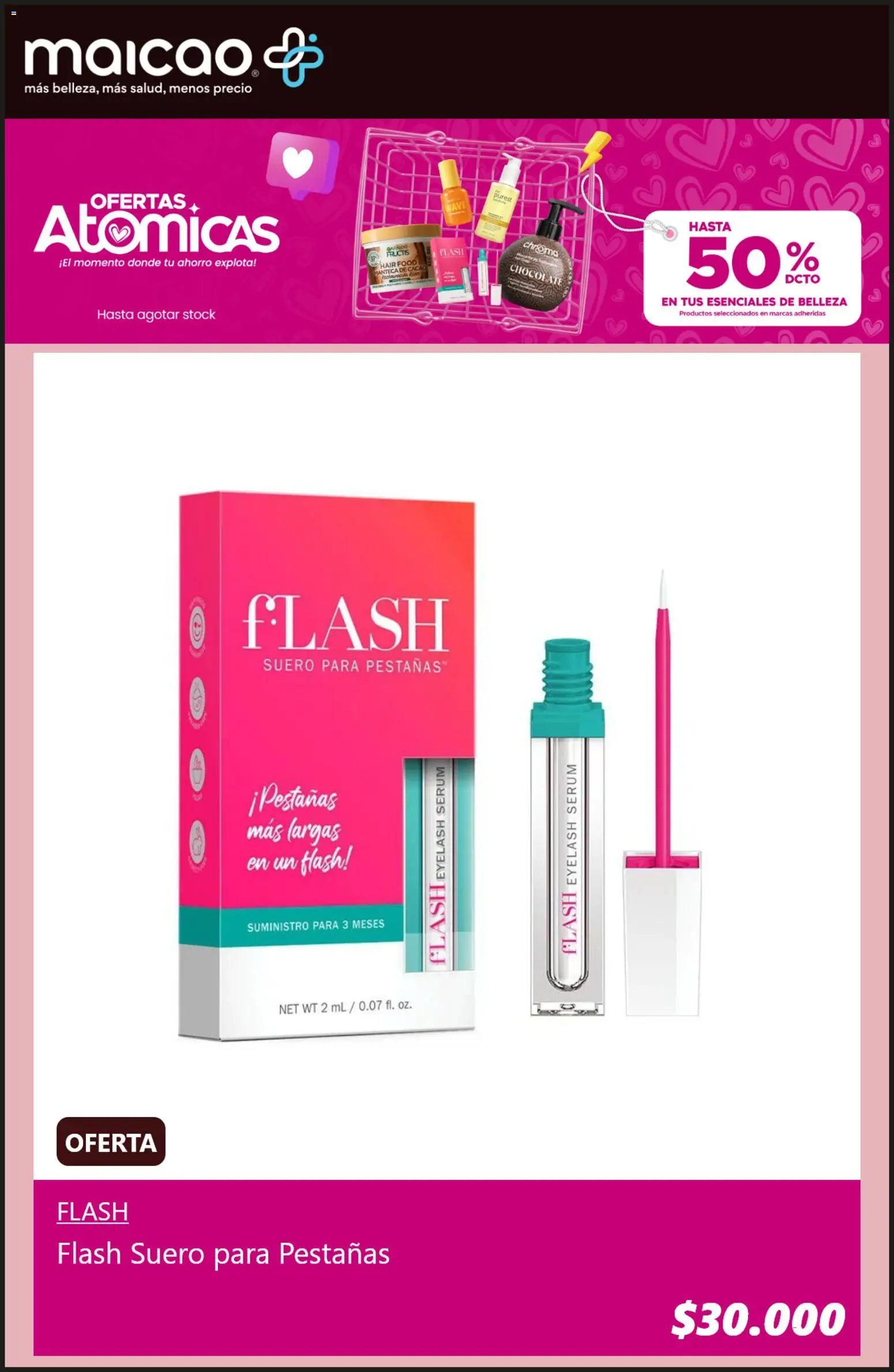 Maicao Ofertas │ válido desde el 05.08.2026 | Página: 2 | Productos: Manteca, Chocolate, Manteca de cacao, Serum