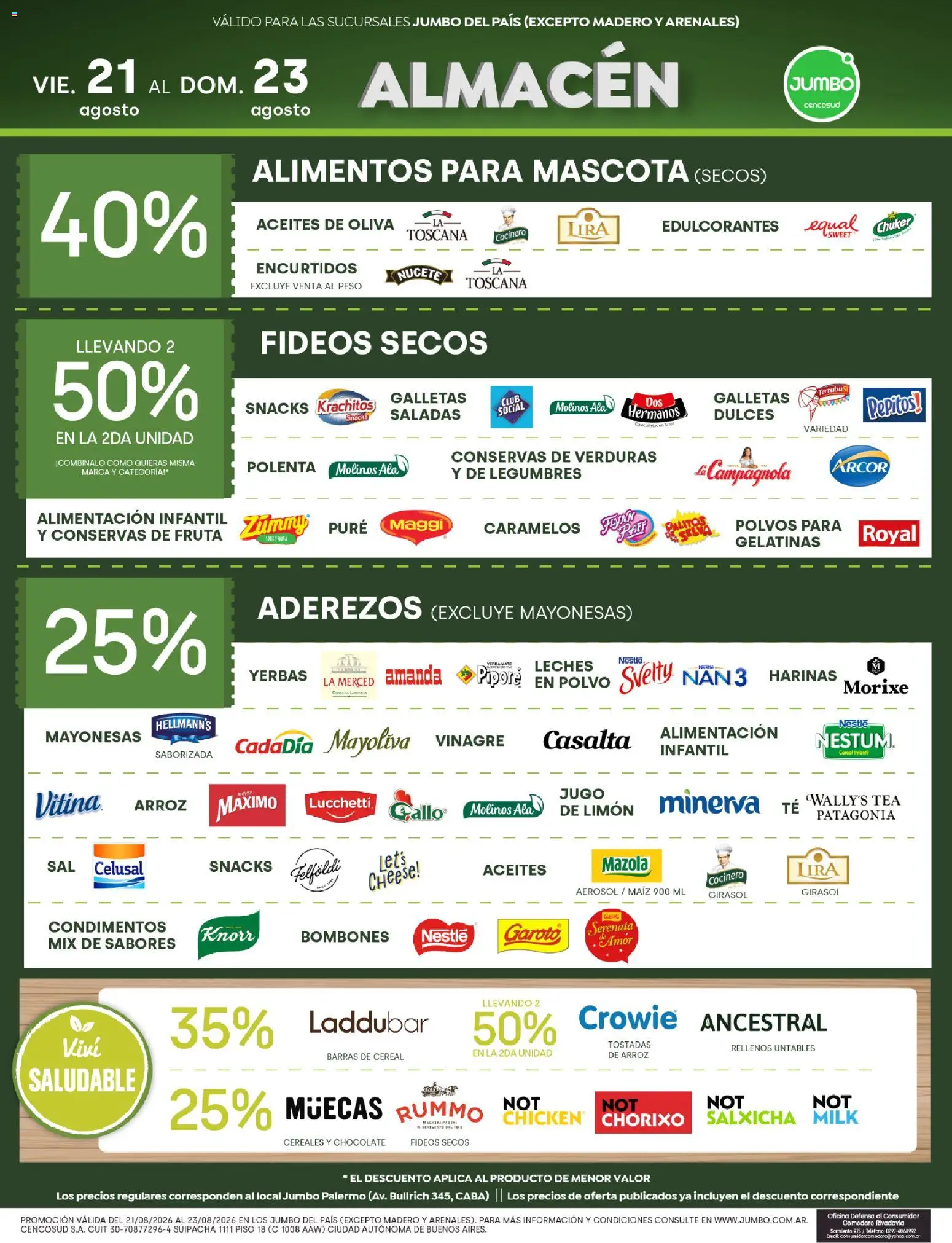 Jumbo - Ofertas | Neuquén │ válido desde el 20/08/2026 | Página: 3 | Productos: Vinagre, Dulces, Chocolate, Galletas