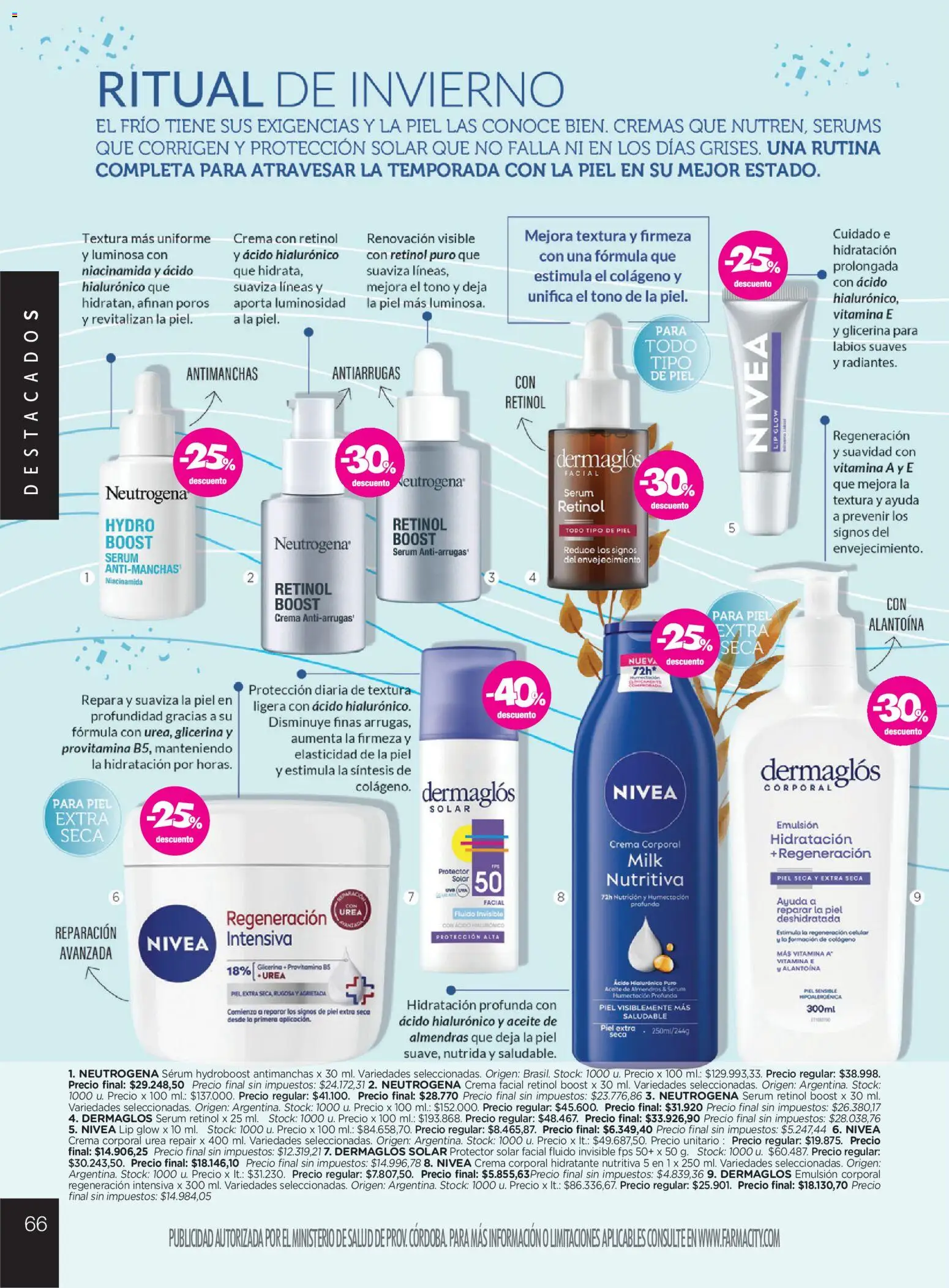 Farmacity catálogo │ válido desde el 02.06.2026 | Página: 66 | Productos: Almendras, Aceite, Serum, Protector solar