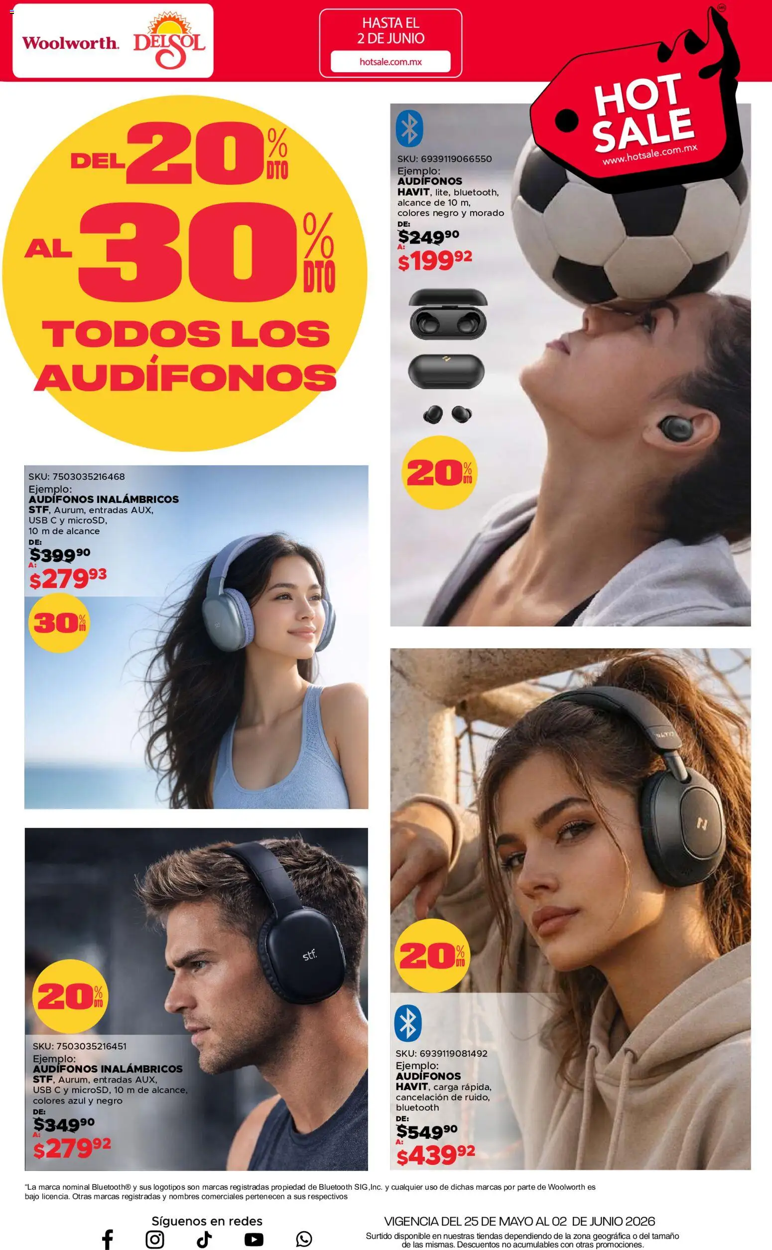 Nuevas ofertas de Del Sol y Woolworth válidas en toda la República Mexicana desde el 25.05.2026. ¡Encuentra las mejores ofertas en Del Sol y Woolworth Hot Sale! | Página: 8