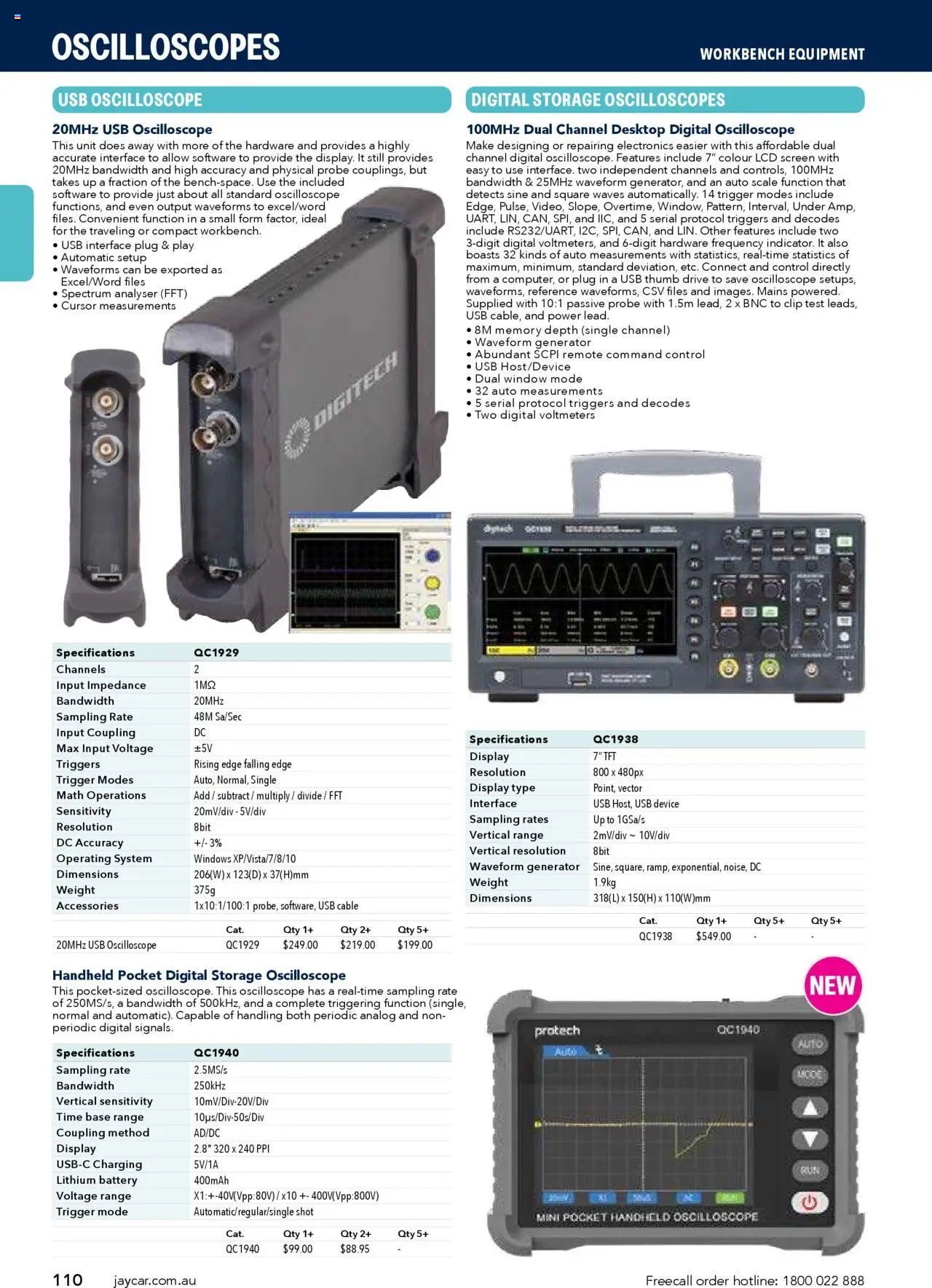 Jaycar catalogue - valid from 09/07/2025 | Page: 110 | Products: Battery, Device, Usb, Weight