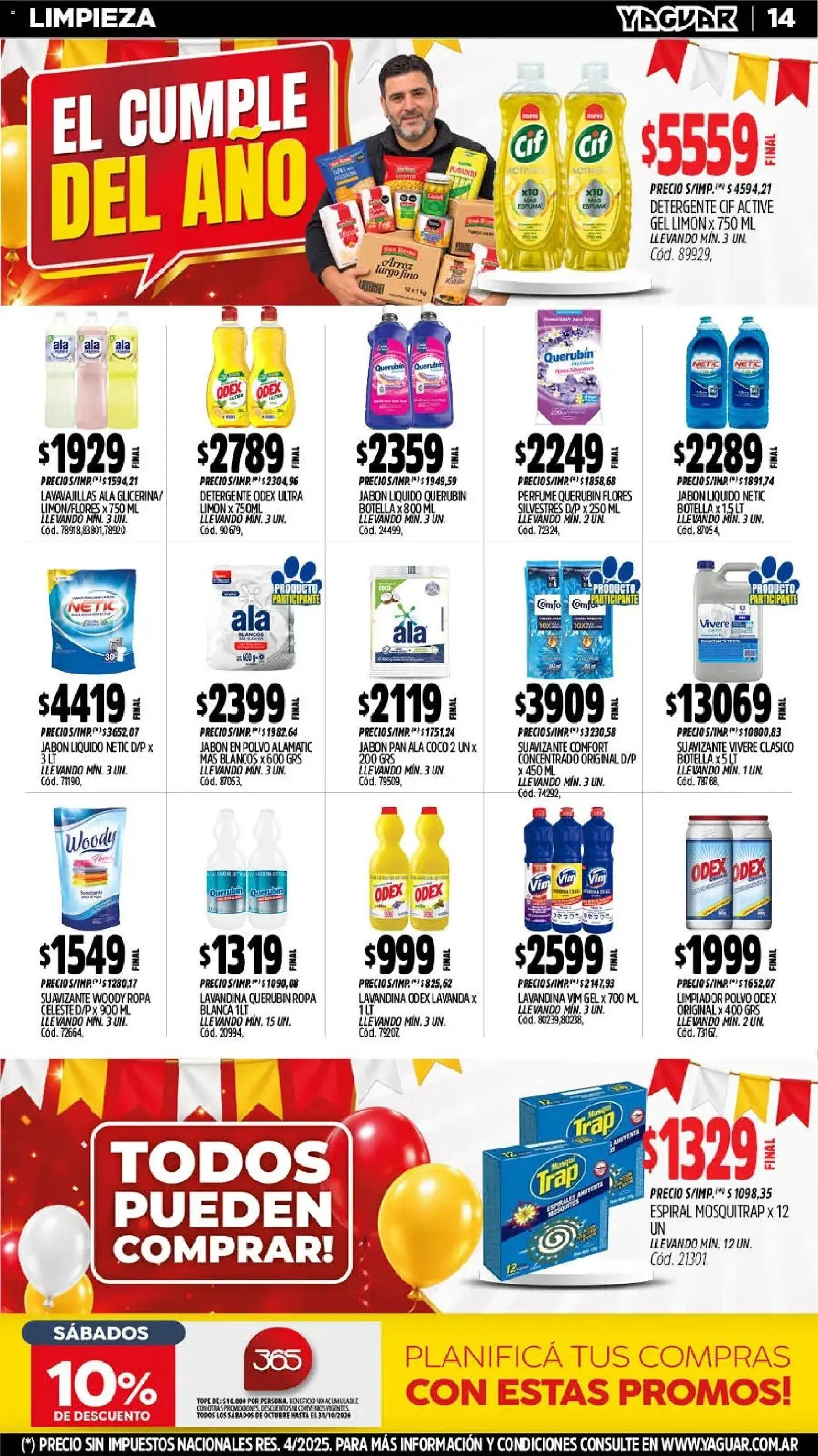 Yaguar - Oferta Semanal Chaco │ válido desde el 19/10/2026 | Página: 17
