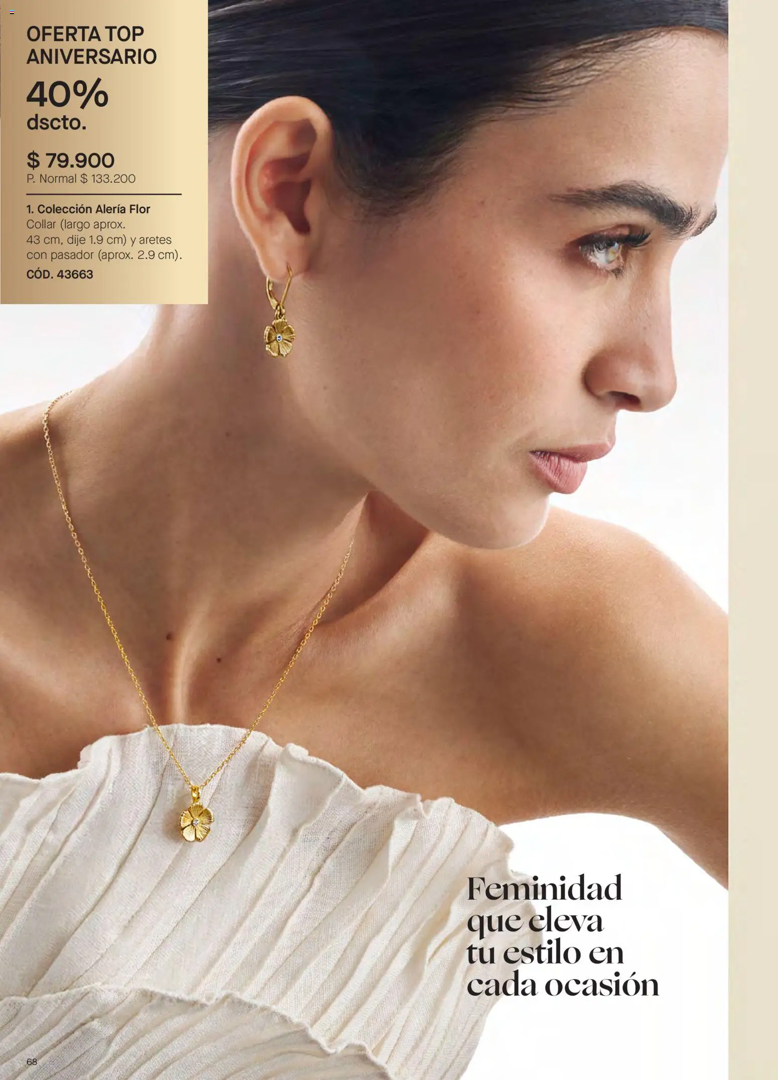 Yanbal revista - valida desde el 20/06/2026 | Página: 68 | Productos: Aretes, Top, Collar, Dije