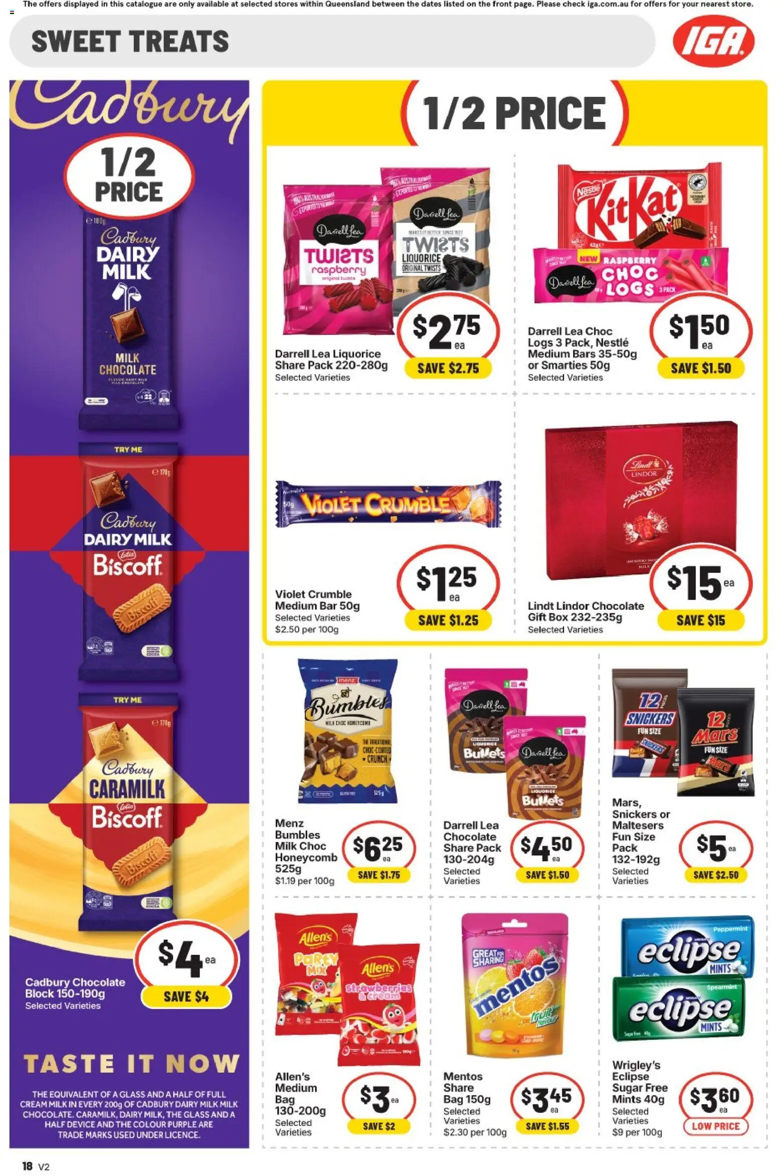 IGA catalogue - valid from 22/07/2026 | Page: 14 | Products: Milk, Dairy, Sugar, Raspberry