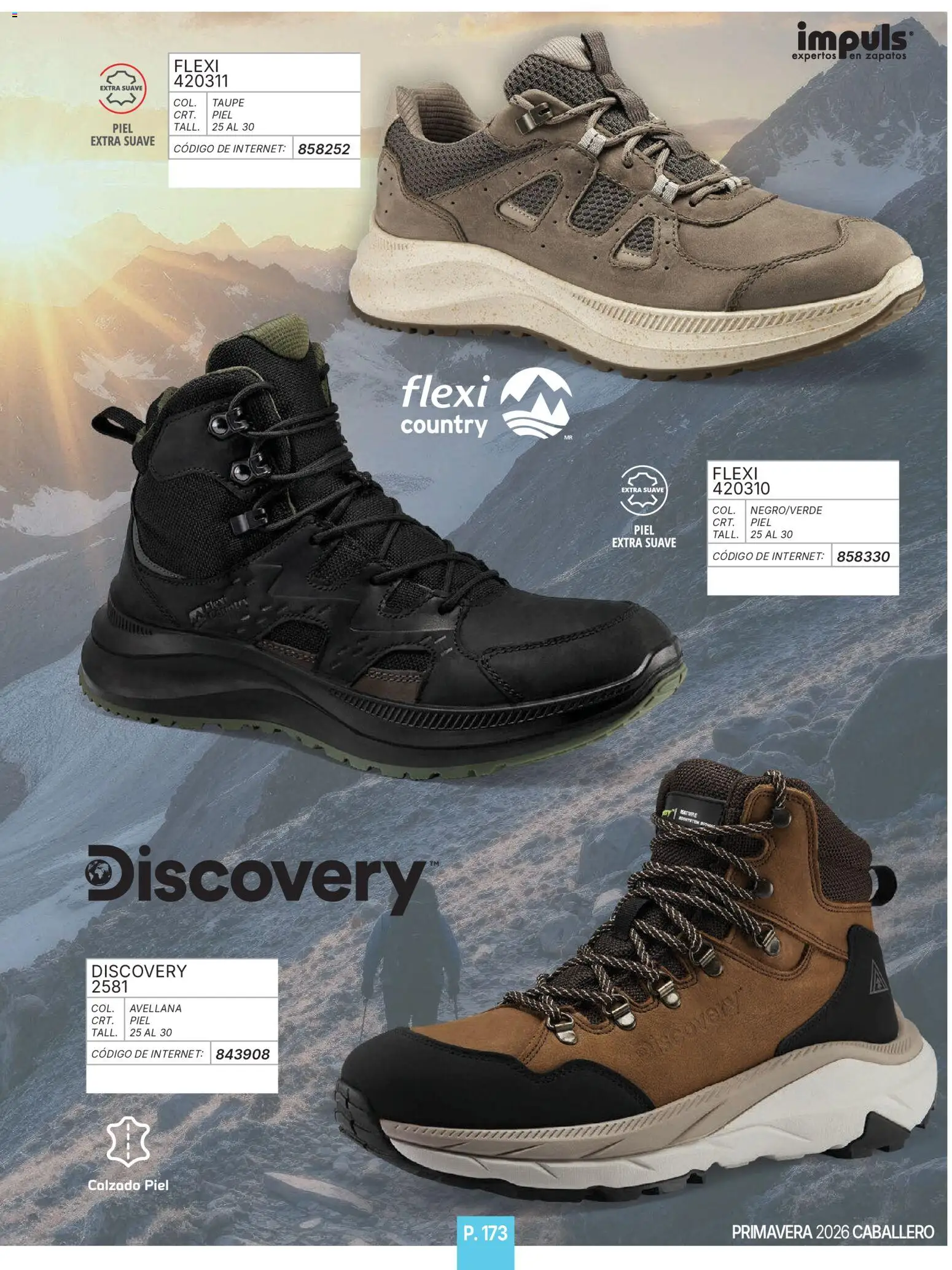 Nuevas ofertas de Impuls válidas en toda la República Mexicana desde el 01.01.2026. ¡Encuentra las mejores ofertas en Impuls catálogo Caballero! | Página: 175 | Productos: Zapatos