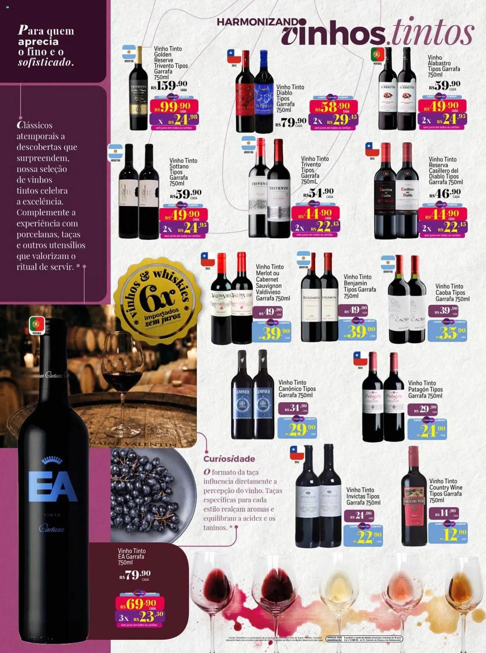 Super Muffato Folheto - válido de 15.06.2026 | Página: 8 | Produtos: Taças, Vinho, Benjamin, Cookies