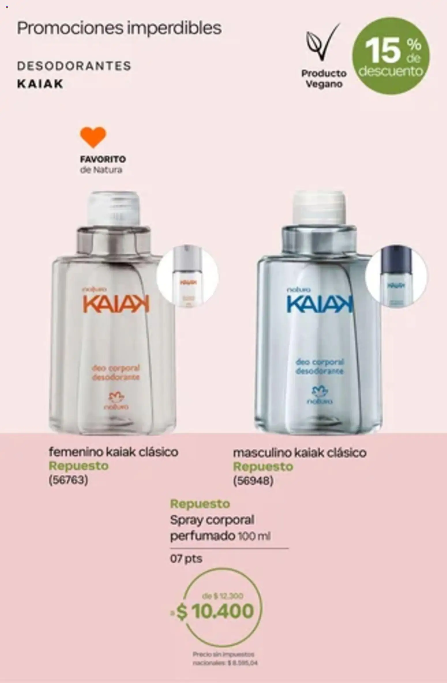 Catálogo Natura Ciclo 14 │ válido desde el 01/10/2026 | Página: 68 | Productos: Desodorante