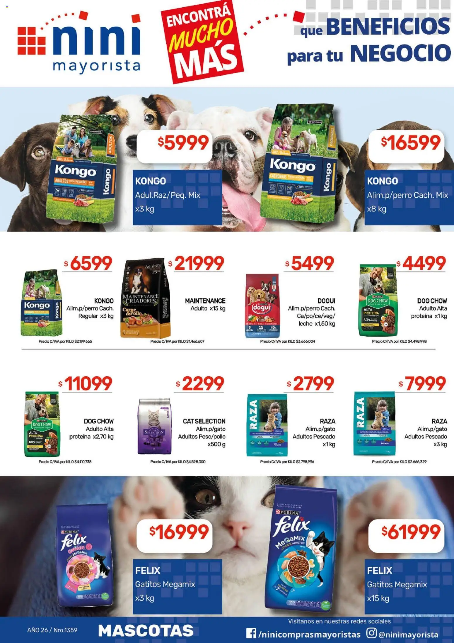 NINI Mayorista ofertas │ válido desde el 11.05.2026 | Página: 43 | Productos: Pescado, Leche