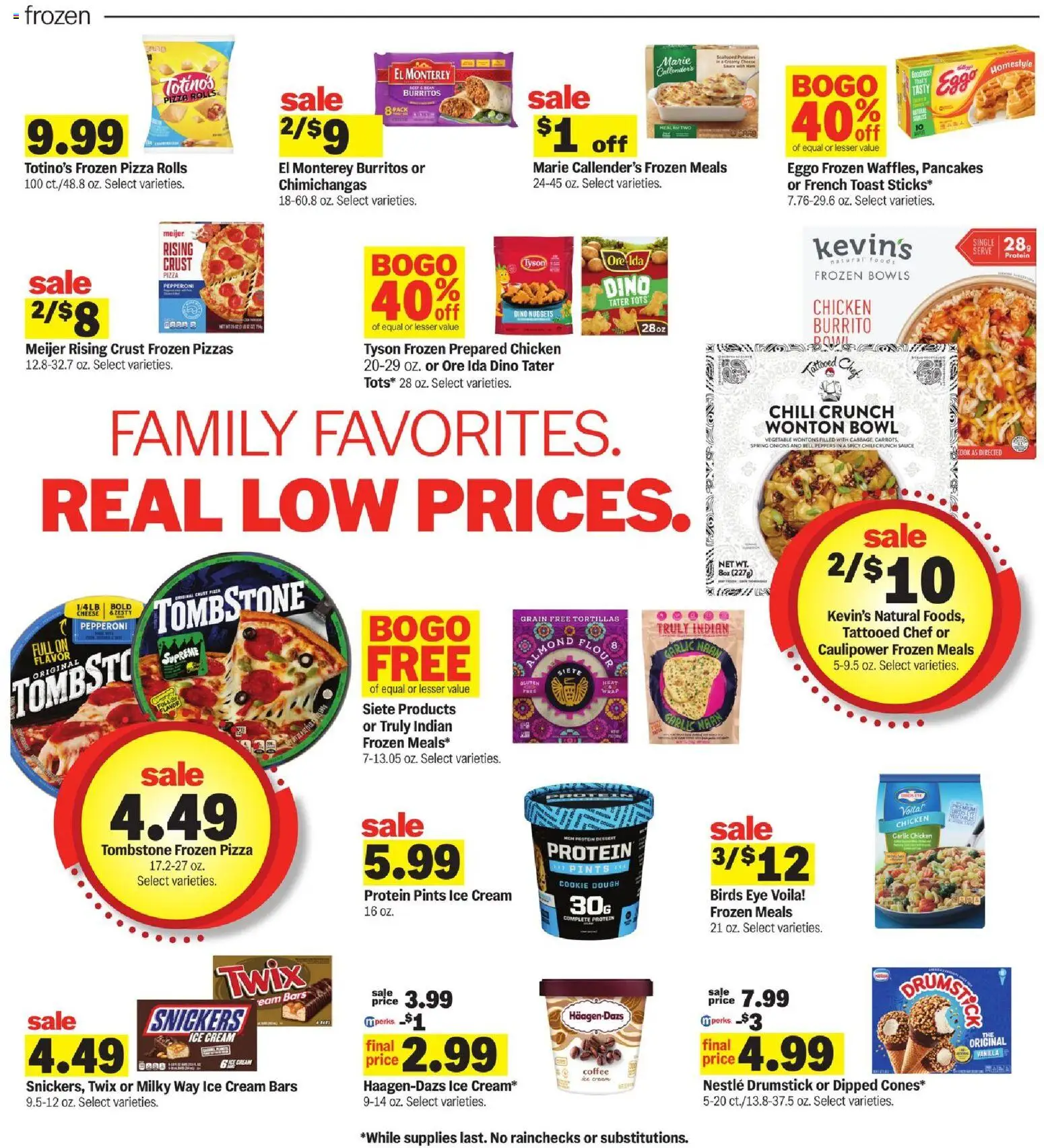 Meijer Weekly Ad - valid from 09/09/2026 | Page: 8 | Products: Peppers, Cream, Ice, Dough