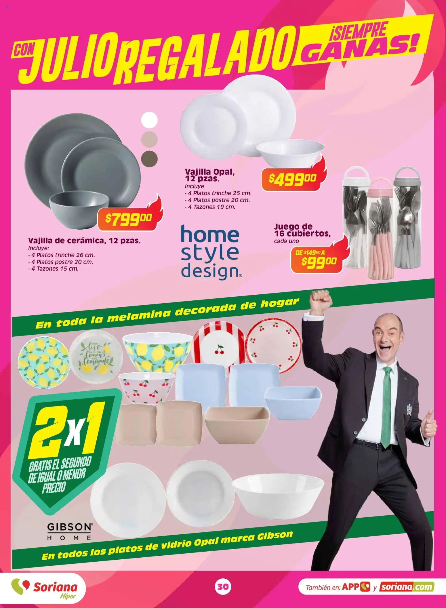 Nuevas ofertas de Soriana válidas en toda la República Mexicana desde el 03.06.2026. ¡Encuentra las mejores ofertas en Soriana Con Julio Regalado siempre ganas Híper Nacional! | Página: 29 | Productos: Juego