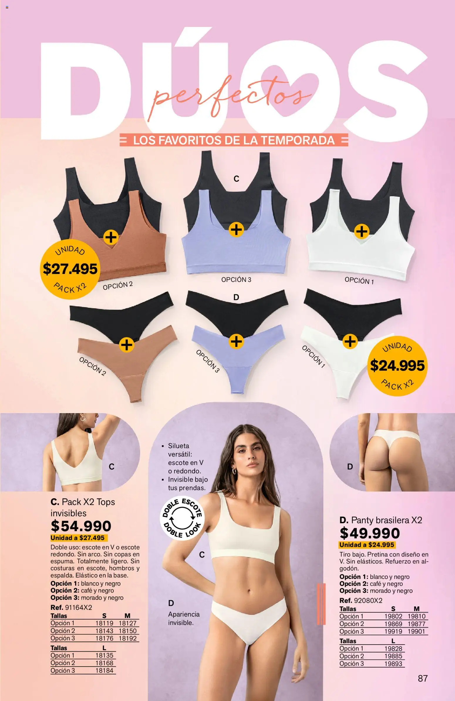 Leonisa revista - valida desde el 24/08/2026 | Página: 87 | Productos: Bajo, Café