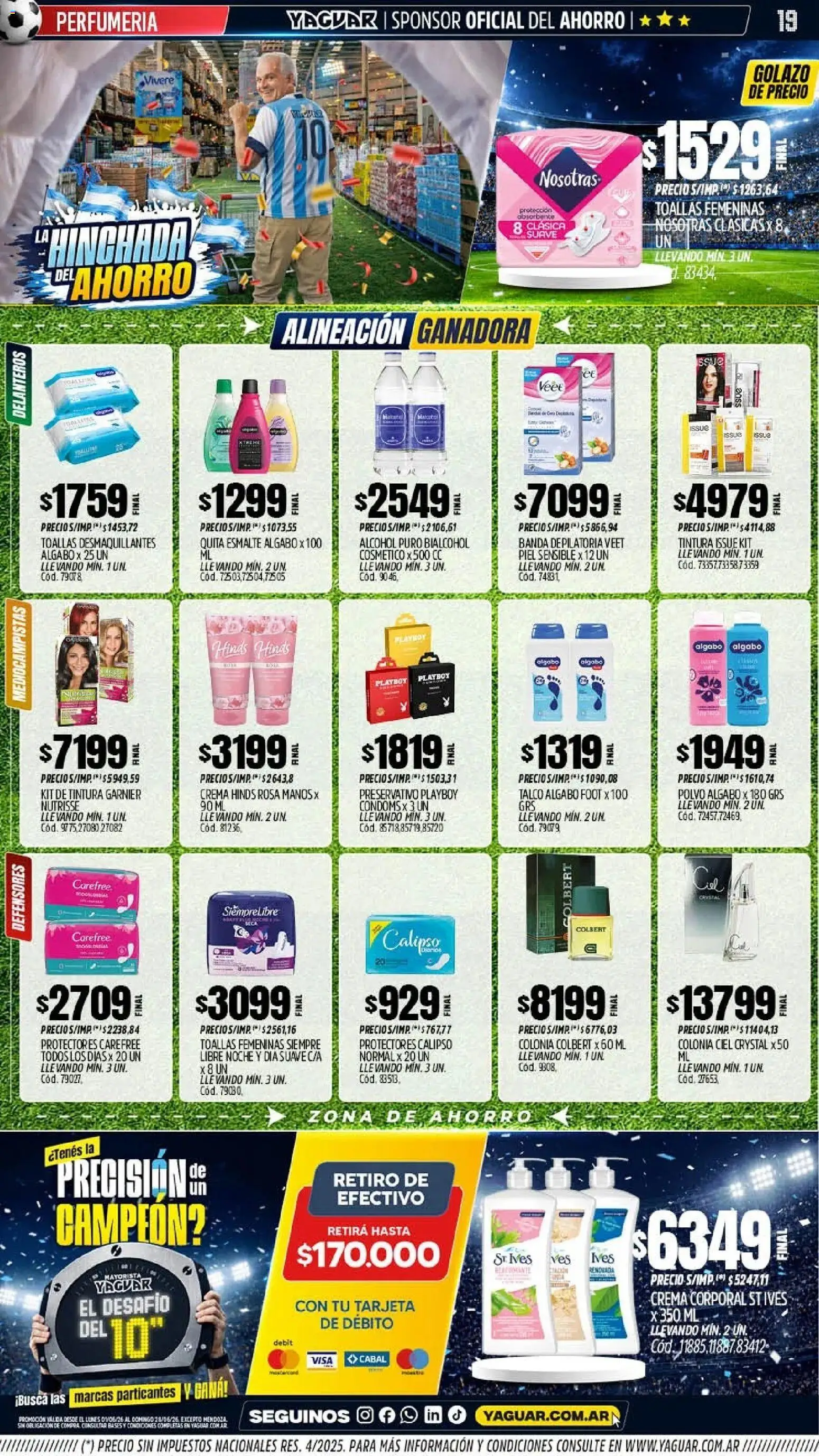 Yaguar catálogo │ válido desde el 01.06.2026 | Página: 19 | Productos: Toallas, Polvo, Tintura, Crema