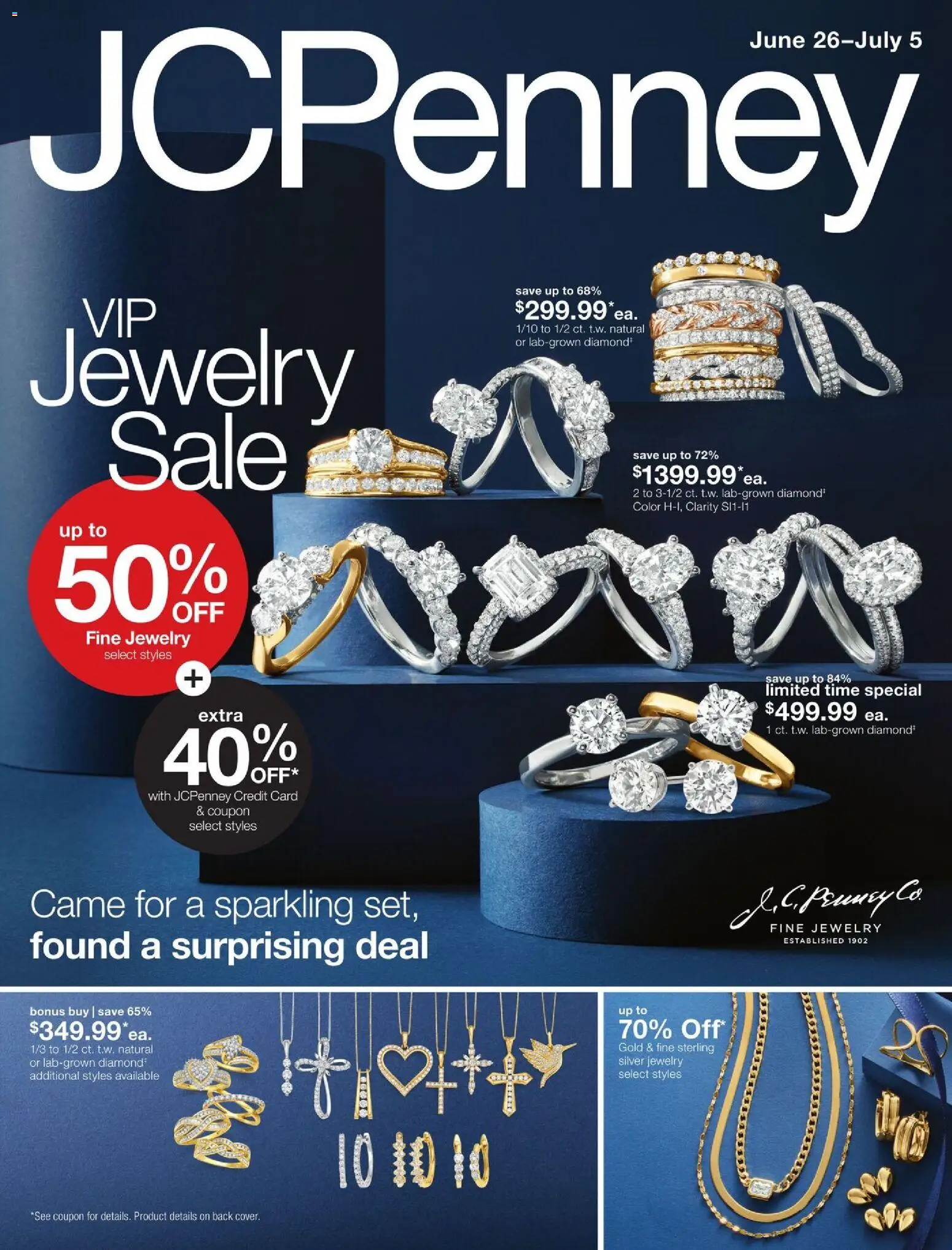 JCPenney VIP Jewelry Sale - valid from 06/26/2026 | Page: 1