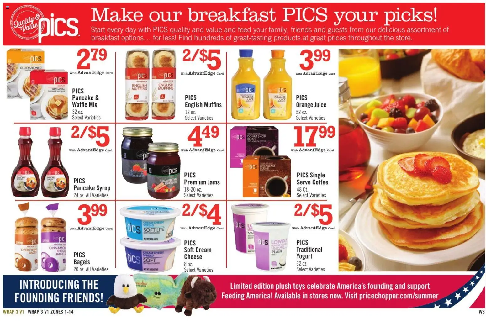 Price Chopper Weekly Ad - valid from 07.06.2026 | Page: 15 | Products: Cheese, Coffee, Juice, Cream