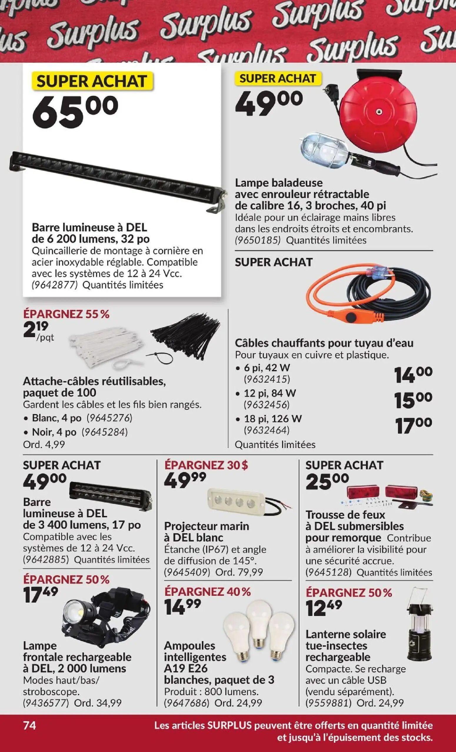 Princess Auto flyer valid from Sep 22, 2026 | Page: 79 | Products: Cable