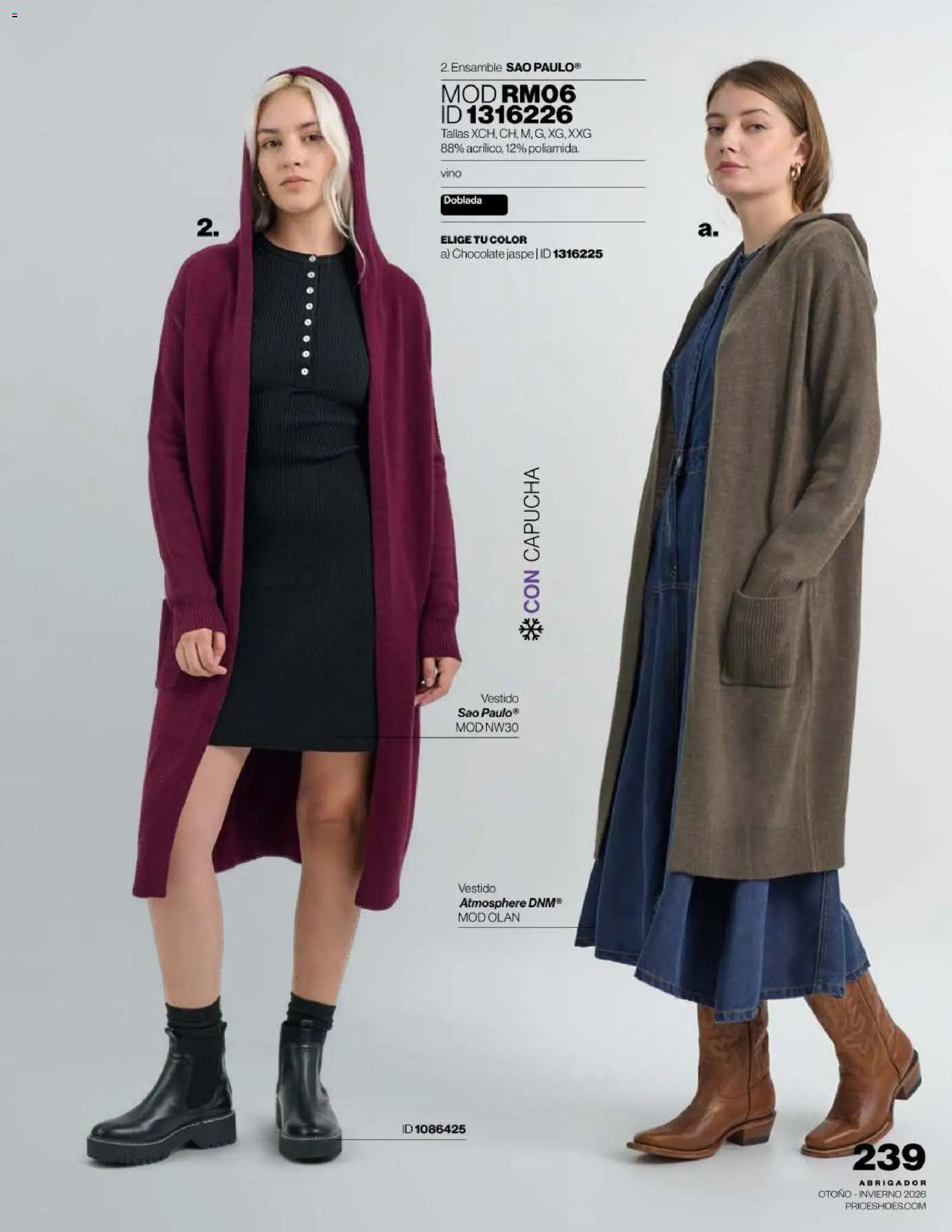 Nuevas ofertas de Price Shoes válidas en toda la República Mexicana desde el 16/09/2026. ¡Encuentra las mejores ofertas en Price Shoes catálogo Abrigador! | Página: 239 | Productos: Chocolate, Vestido, Vino