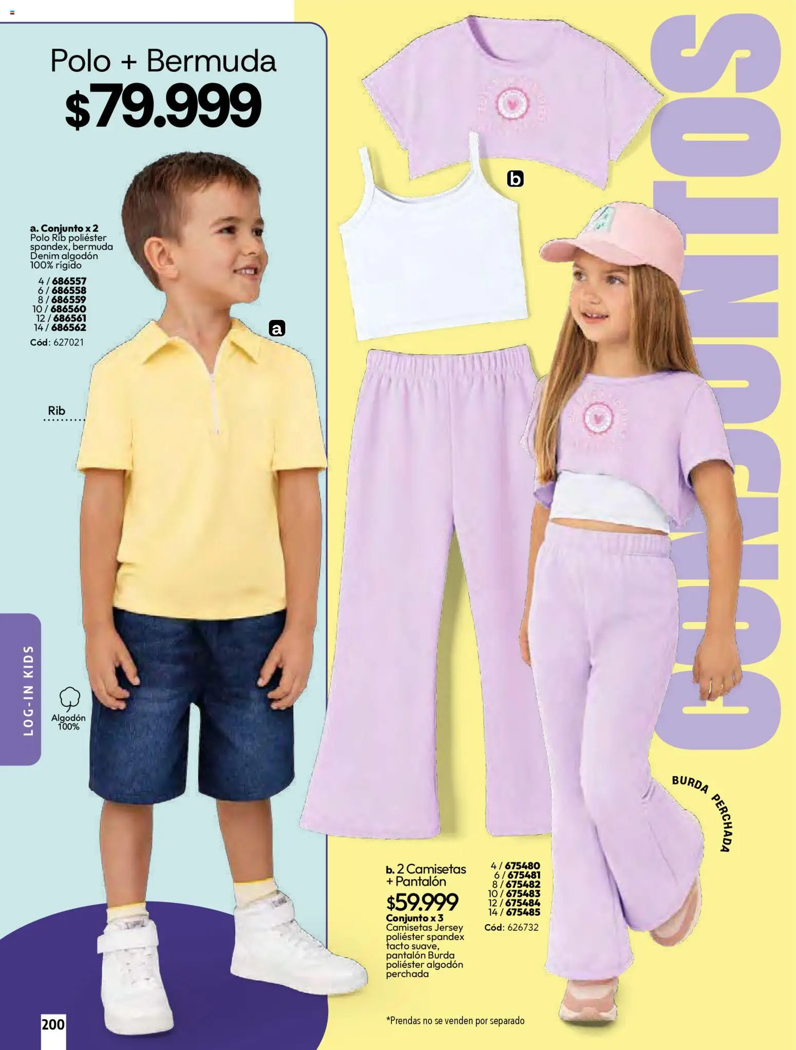 Pacifika revista - valida desde el 01.03.2026 | Página: 202 | Productos: Algodón, Bermuda, Conjunto