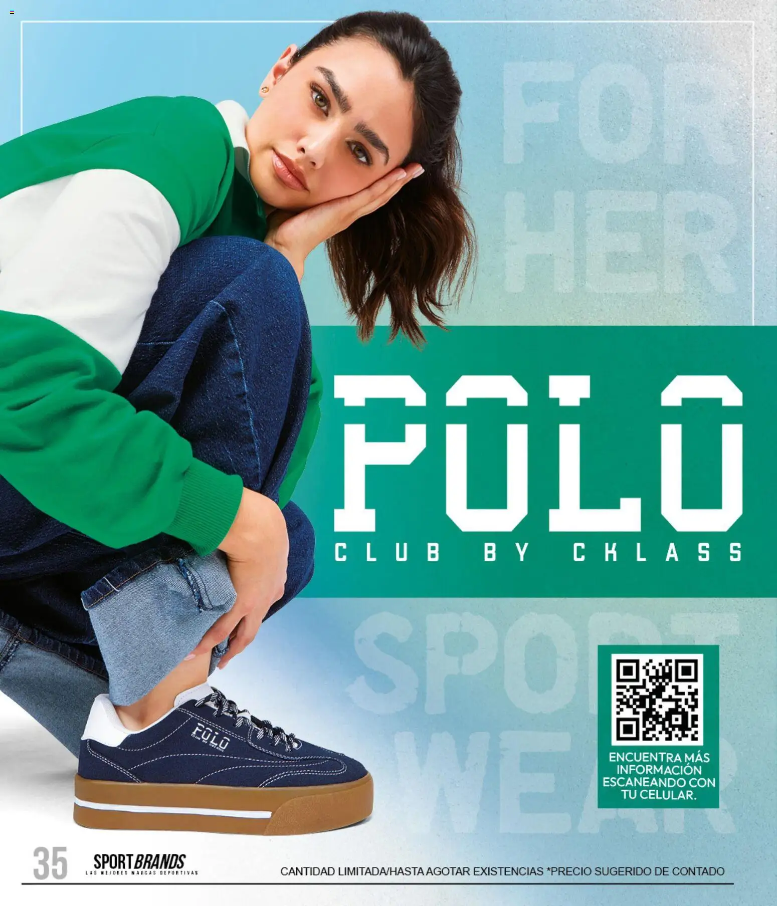 Nuevas ofertas de Cklass válidas en toda la República Mexicana desde el 11/09/2026. ¡Encuentra las mejores ofertas en Cklass catálogo Sportbrands Dama Invierno! | Página: 44