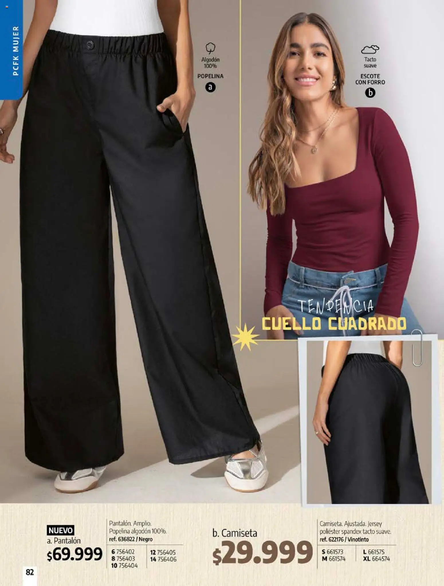 Pacifika revista - valida desde el 18/10/2026 | Página: 82 | Productos: Algodón, Camiseta, Cuello