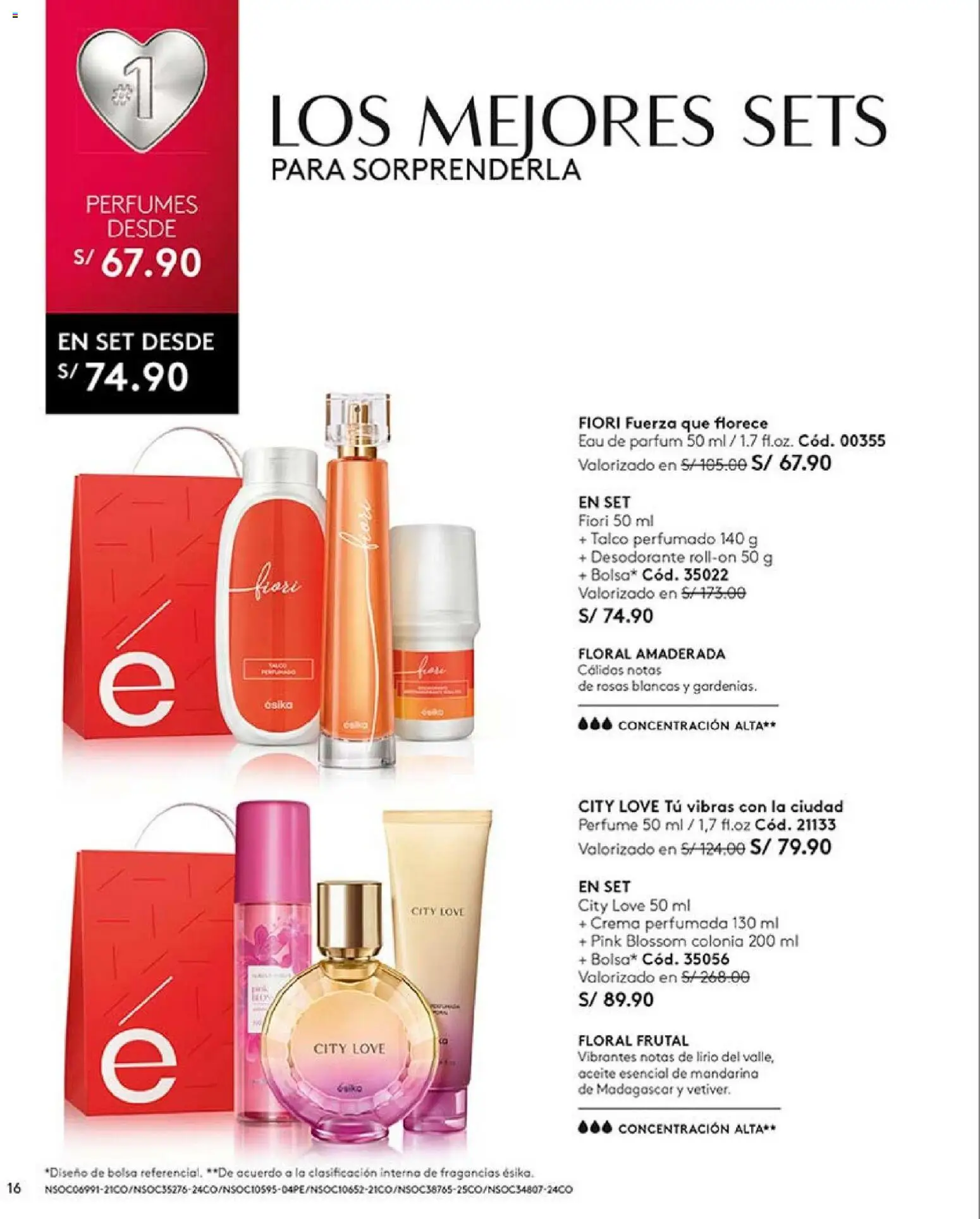 Catálogo Ésika válido desde 04/04/2026 | Página: 16 | Productos: Desodorante, Aceite, Crema, Perfume