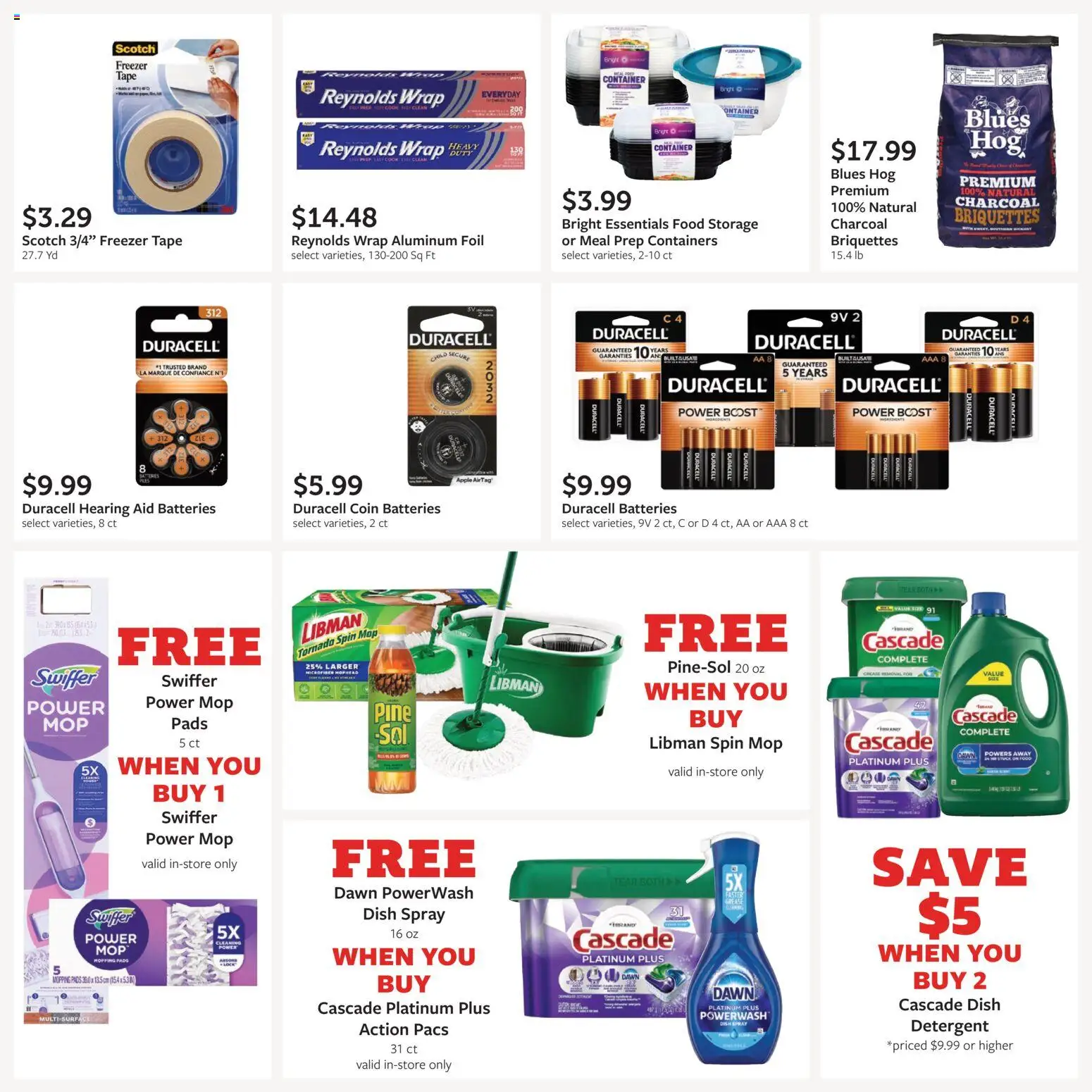Fareway Monthly Ad - valid from 08/31/2026 | Page: 31 | Products: Foil, Briquettes, Pads, Freezer