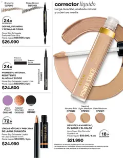 Avon catálogo ciclo 12 -  Vista previa de la revista de la tienda Avon valido desde el 29/07/2026 | Página: 63 | Productos: Agua, Delineador, Corrector, Jamón