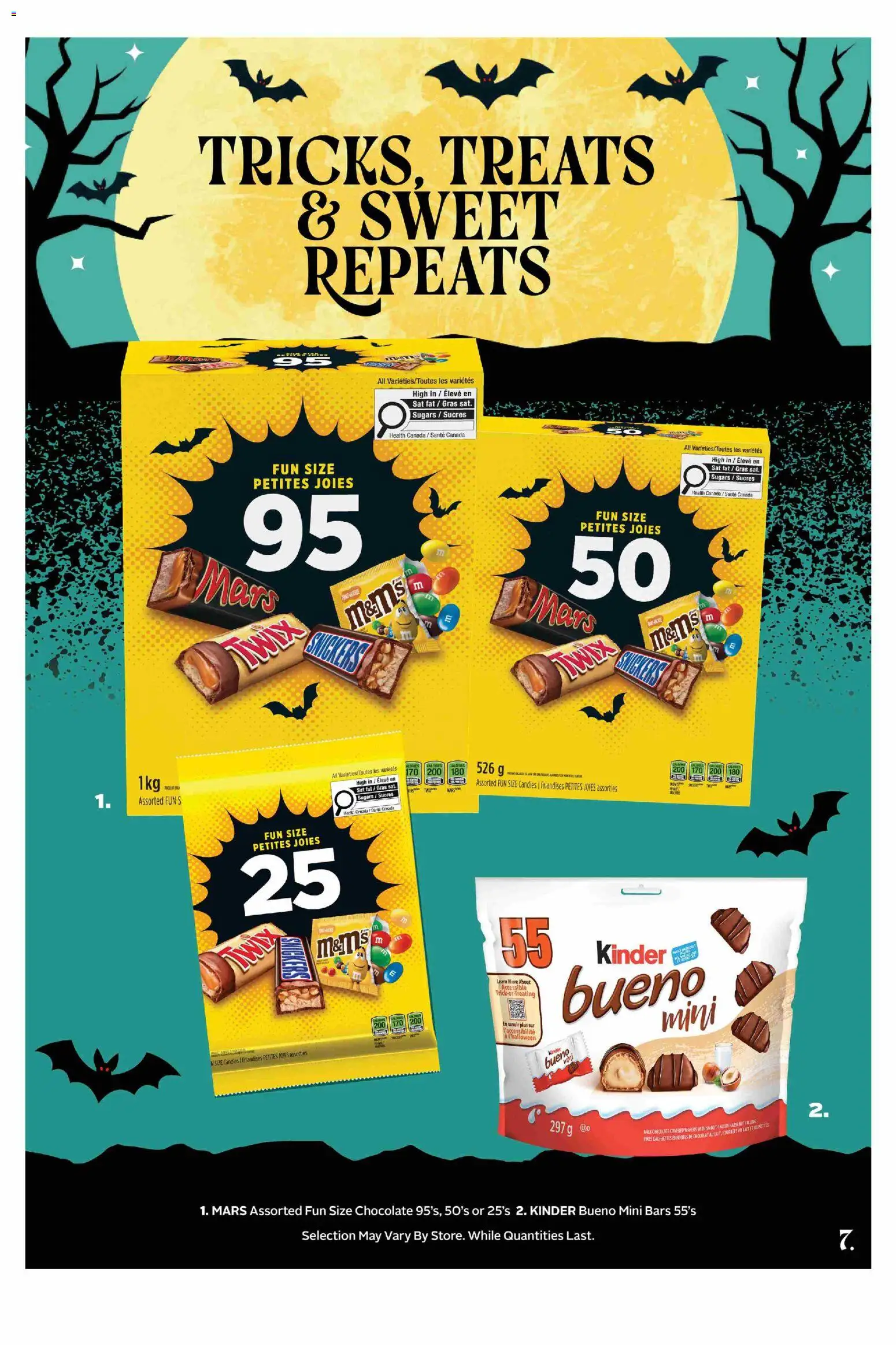 Rexall flyer valid from Sep 18, 2026 | Page: 7 | Products: Candies, Snickers, Candles, Chocolate