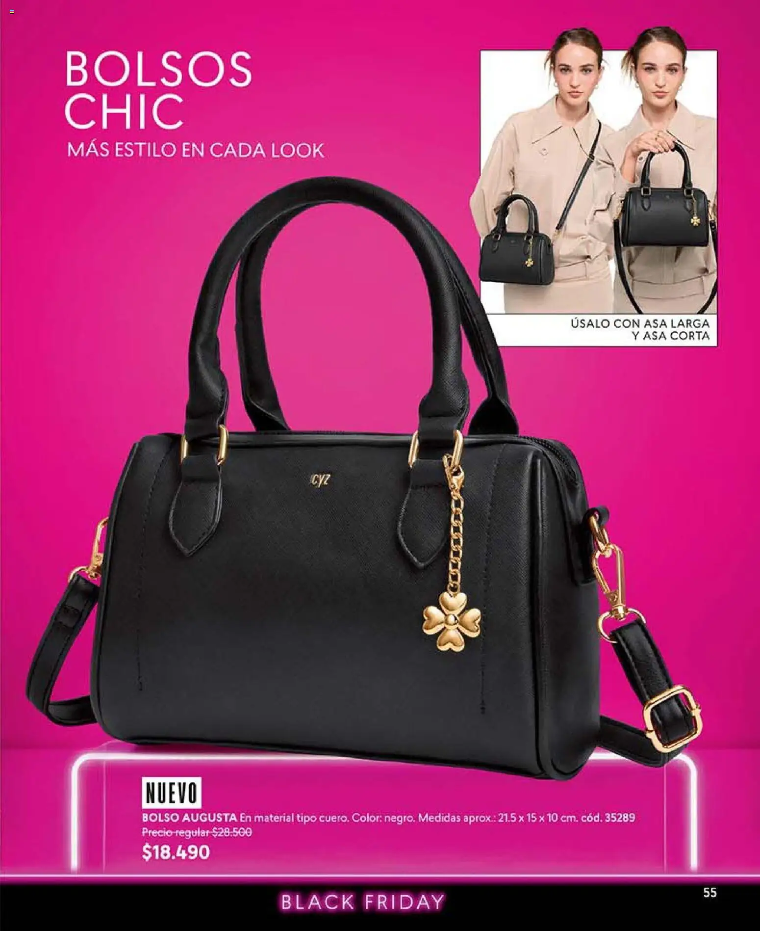 Catálogo CyZone Campaña 16 │ válido desde el 28.09.2026 | Página: 55 | Productos: Bolso