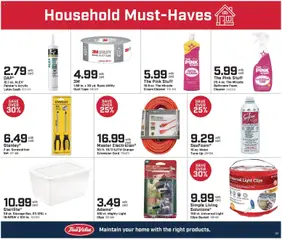 Preview of Family Fare weekly ads valid from 09/20/2026 | Page: 3 | Products: Screwdriver, Acrylic, Cream, Foam
