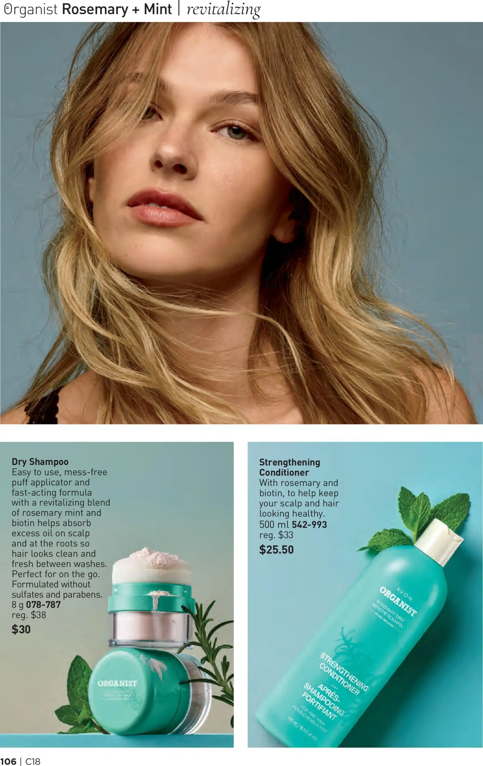 Avon flyer valid from Aug 27, 2026 | Page: 106 | Products: Shampoo, Conditioner, Oil