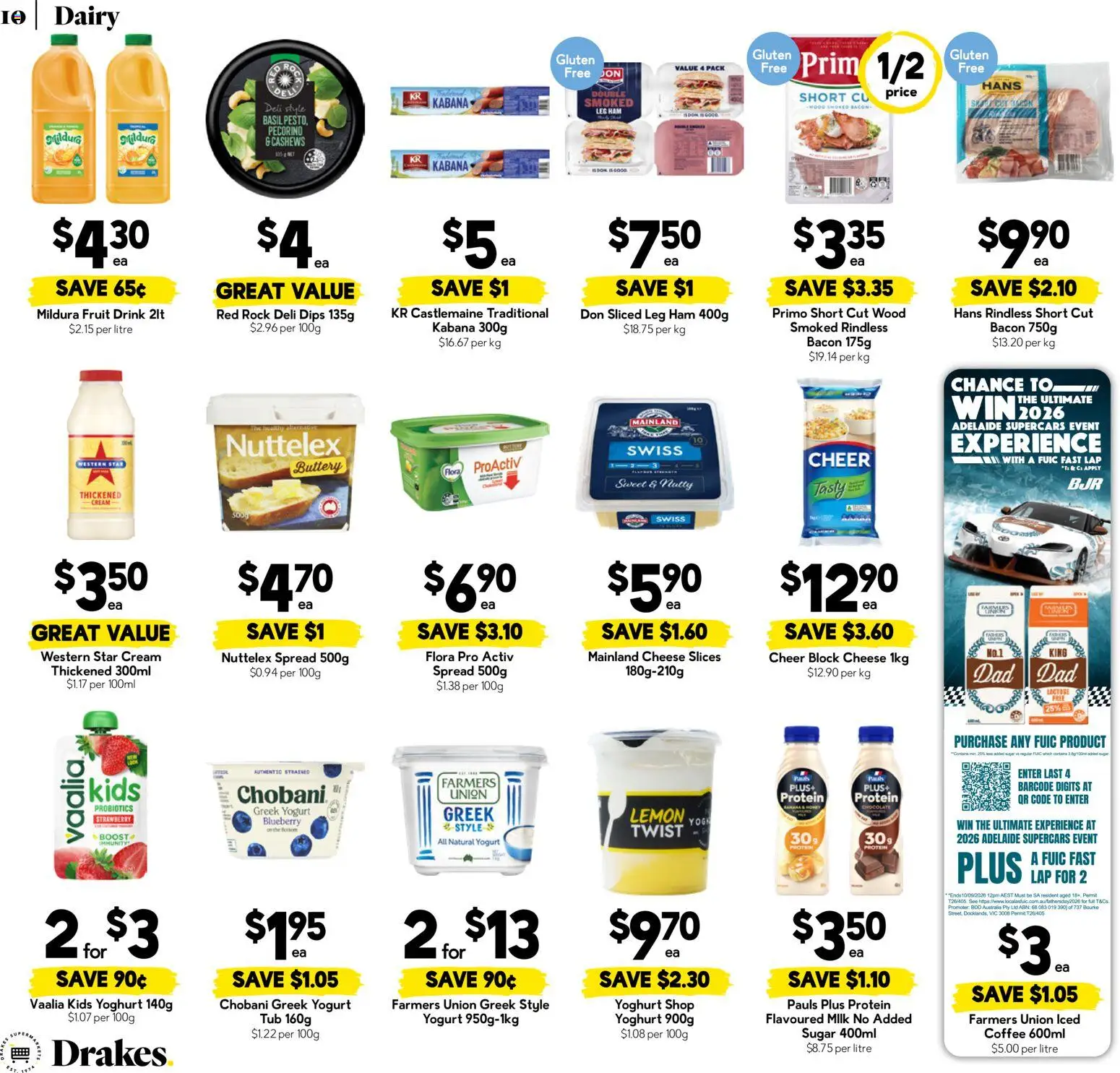 Drakes catalogue - valid from 02/09/2026 | Page: 10 | Products: Milk, Yoghurt, Lemon, Greek yogurt