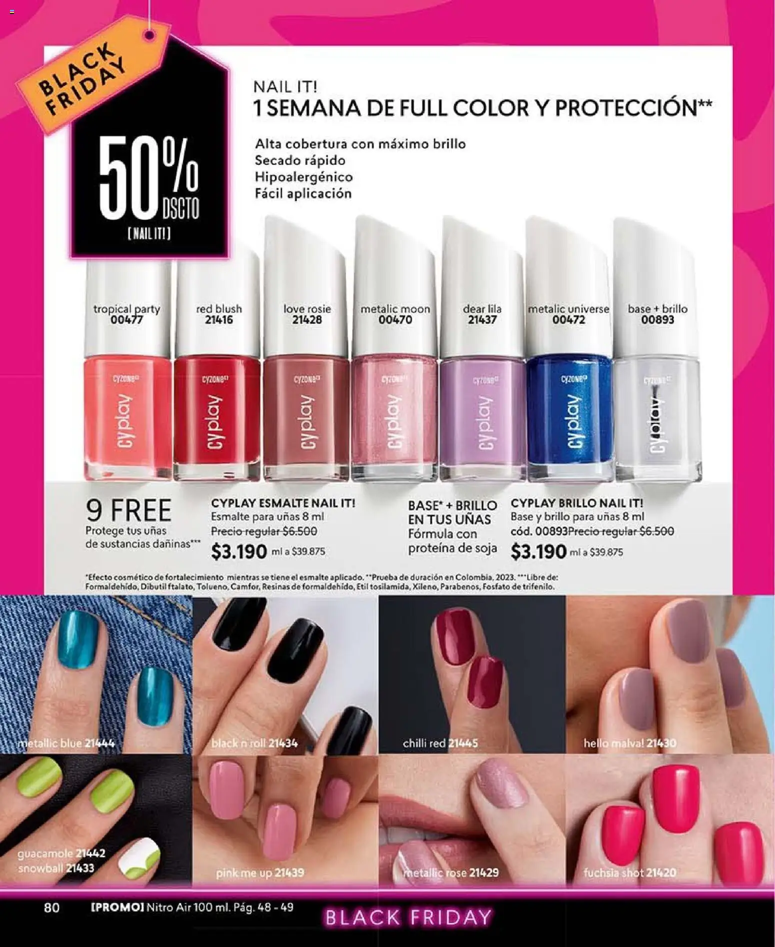 Catálogo CyZone Campaña 16 │ válido desde el 28.09.2026 | Página: 80 | Productos: Brillo, Proteína, Guacamole, Base
