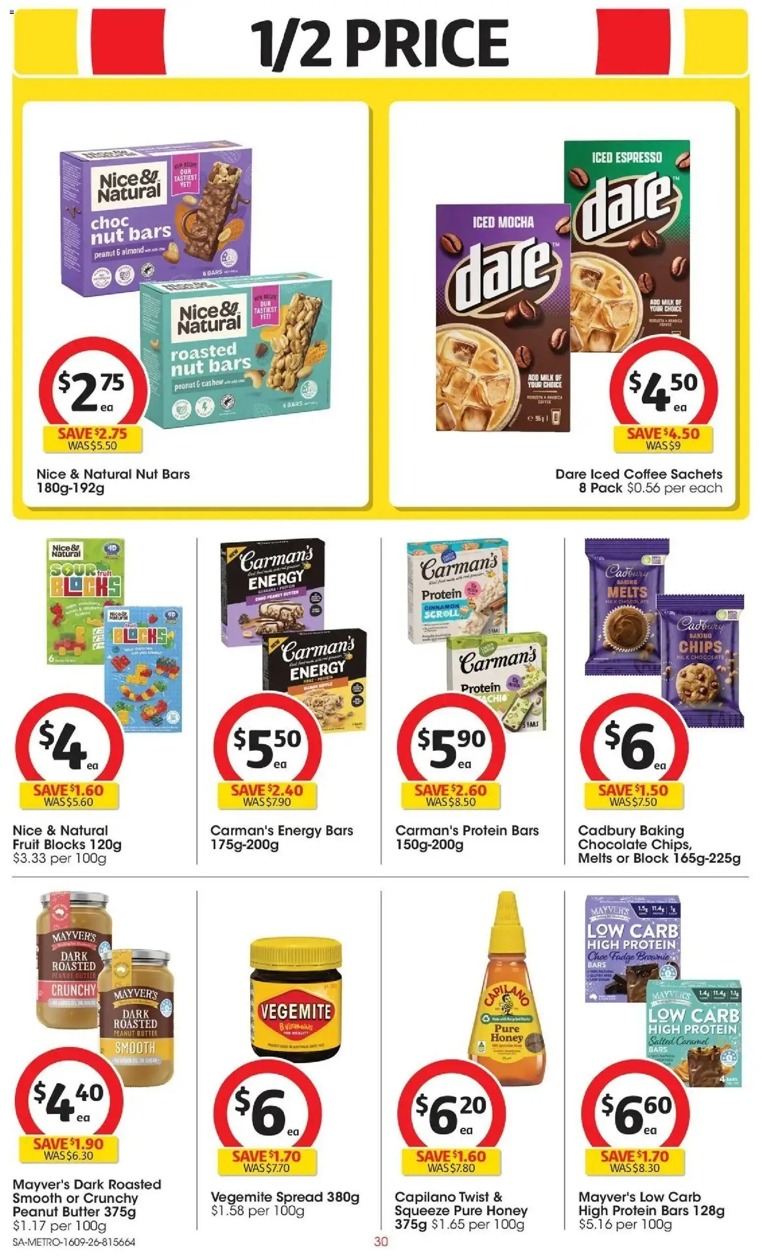 ﻿Coles catalogue valid from 16/09/2026 > Online Australia | Page: 30 | Products: Coffee, Honey, Mango, Vegemite
