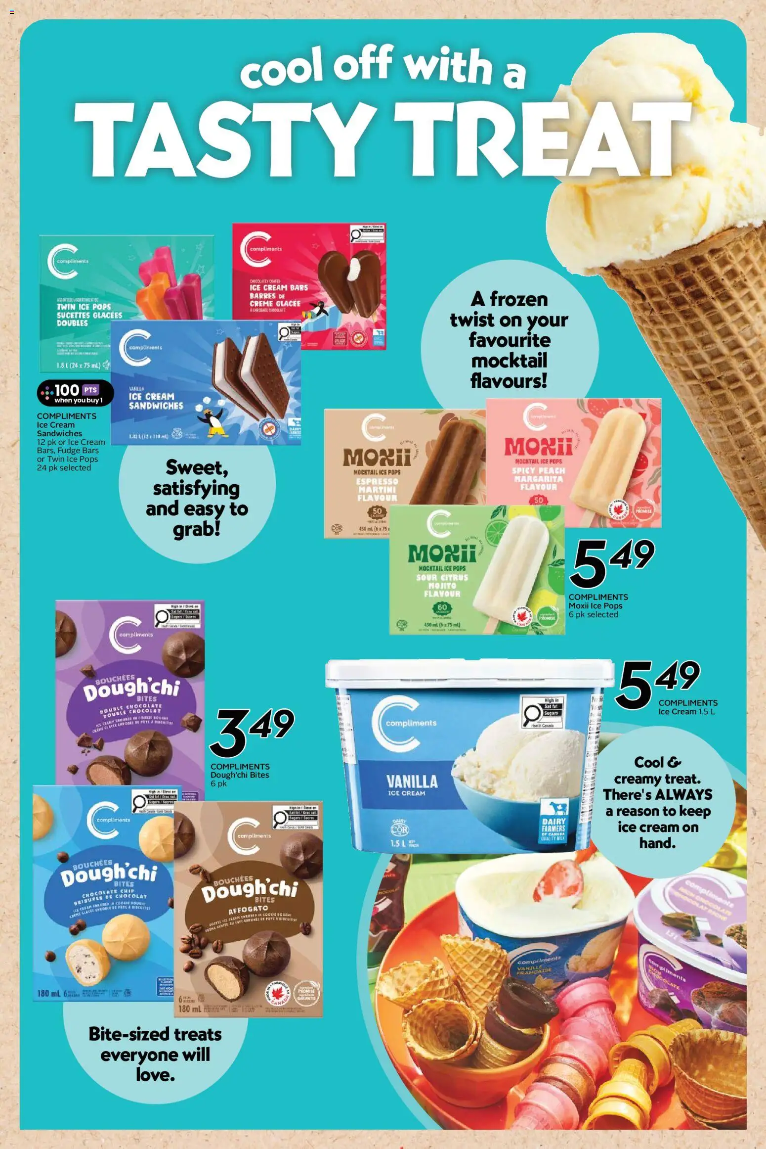 Safeway flyer valid from 21.05.2026 | Page: 17 | Products: Cream, Ice cream, Milk, Chocolate