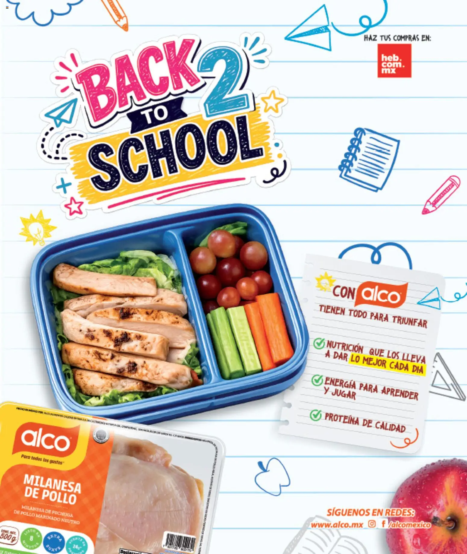 Nuevas ofertas de H-E-B válidas en toda la República Mexicana desde el 01/07/2026. ¡Encuentra las mejores ofertas en H-E-B folleto Celebra! | Página: 19 | Productos: Pollo, Milanesa