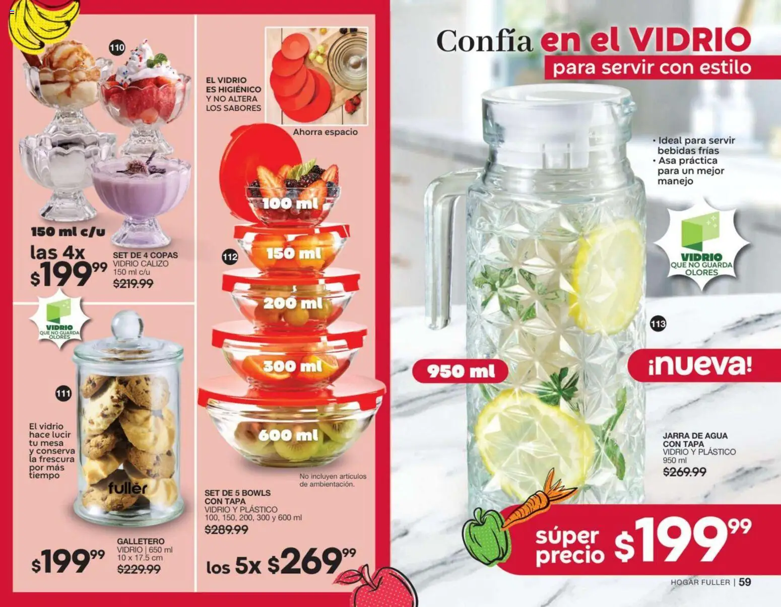 Nuevas ofertas de Fuller válidas en toda la República Mexicana desde el 02/09/2026. ¡Encuentra las mejores ofertas en Fuller campaña 11 2026! | Página: 31 | Productos: Agua, Bebidas, Mesa, Jarra
