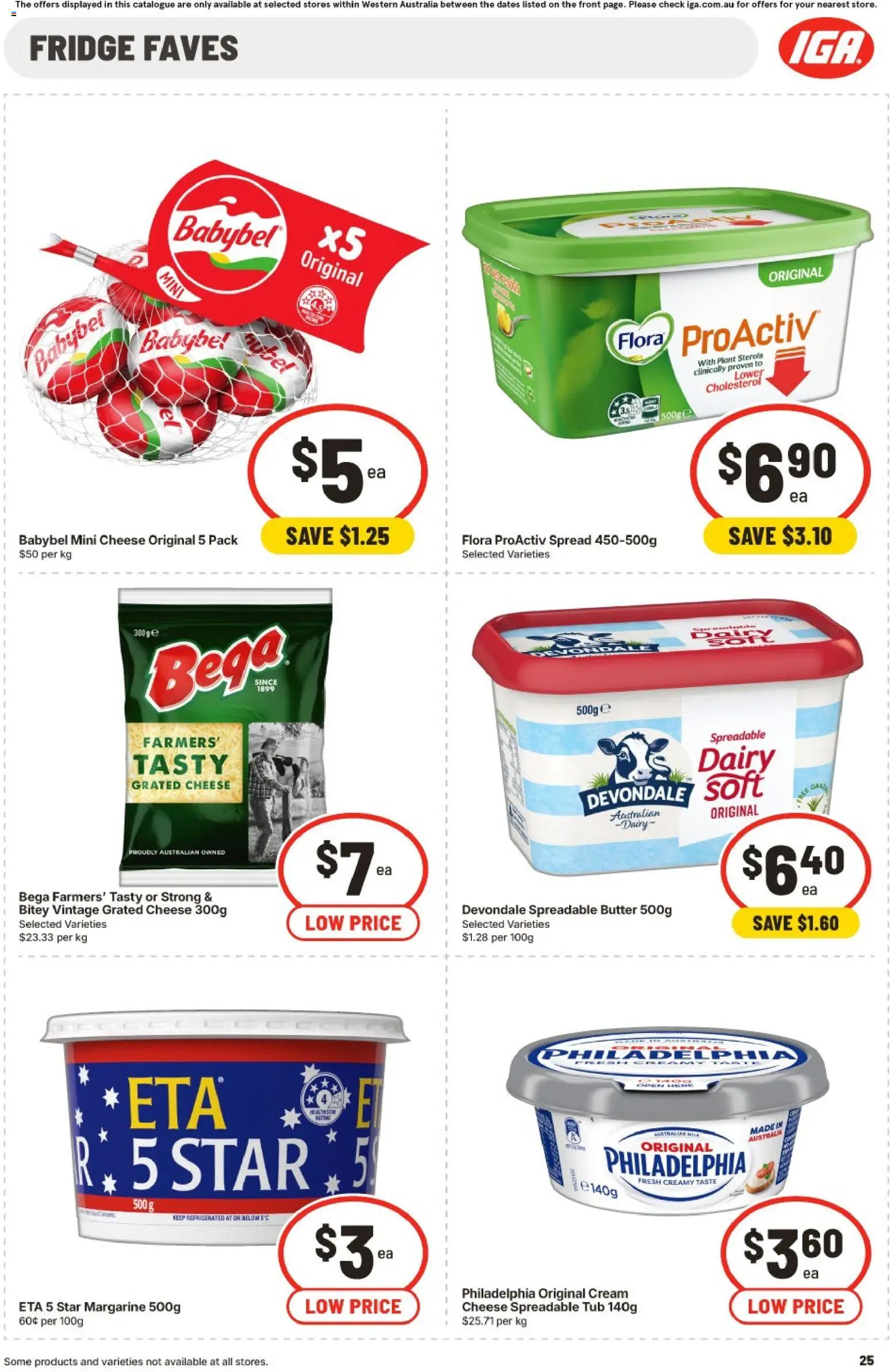IGA catalogue - valid from 22/07/2026 | Page: 25 | Products: Plant, Dairy, Cheese, Fridge
