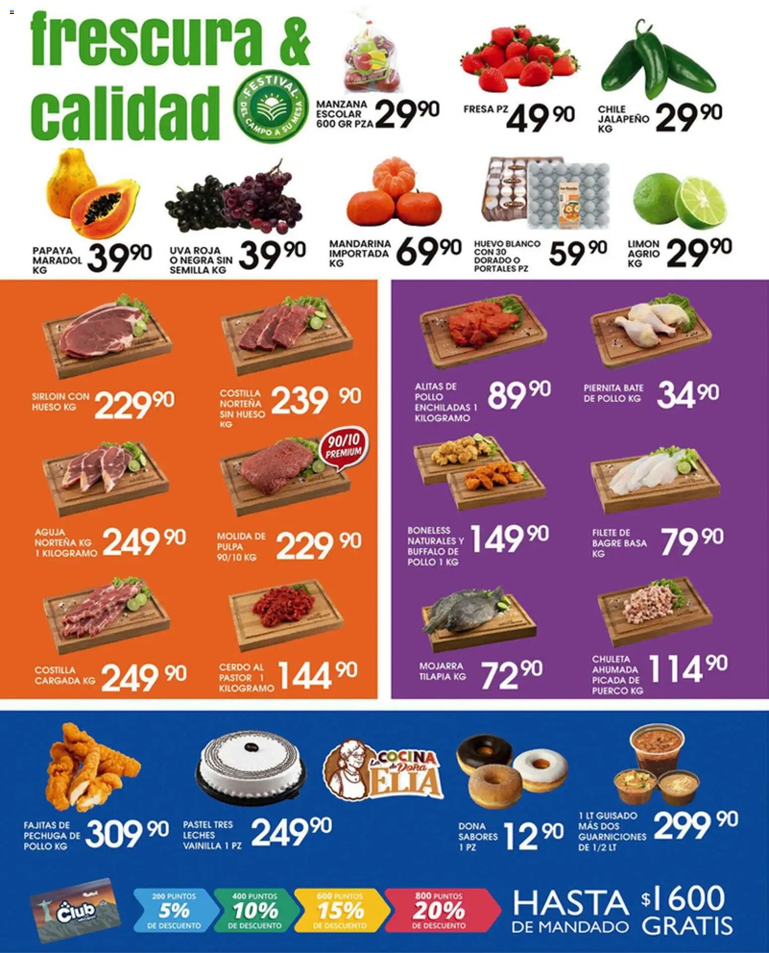 Nuevas ofertas de Alsuper válidas en toda la República Mexicana desde el 29.05.2026. ¡Encuentra las mejores ofertas en Alsuper folleto Laguna! | Página: 2 | Productos: Pollo, Fresa, Manzana, Limón