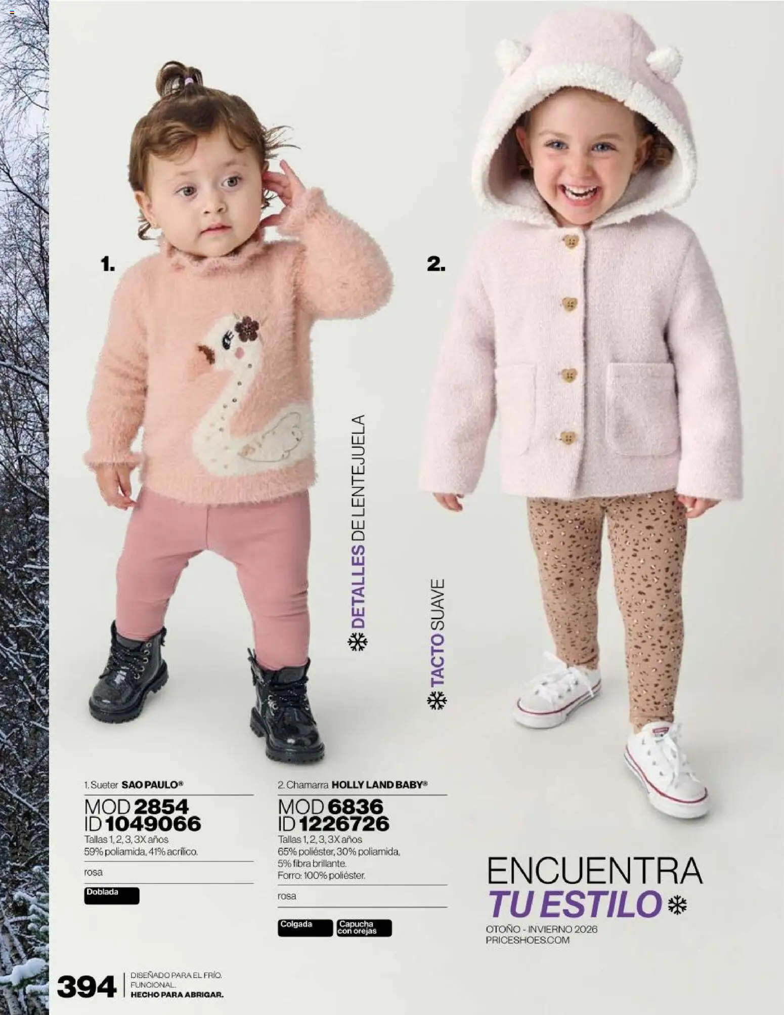 Nuevas ofertas de Price Shoes válidas en toda la República Mexicana desde el 16/09/2026. ¡Encuentra las mejores ofertas en Price Shoes catálogo Abrigador! | Página: 394 | Productos: Suéter, Chamarra