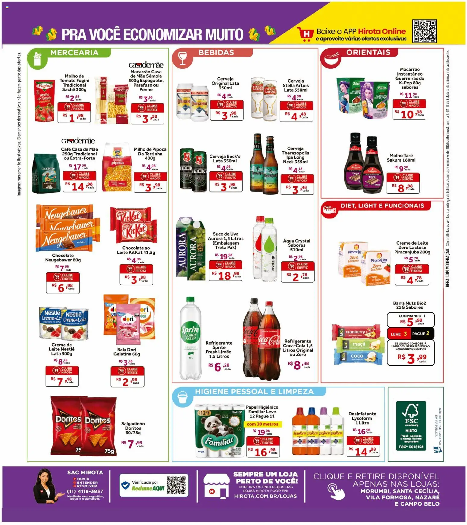 Hirota Food Folheto - válido de 28/08/2026 | Página: 2 | Produtos: Uva, Bebidas, Milho, Papel higiênico